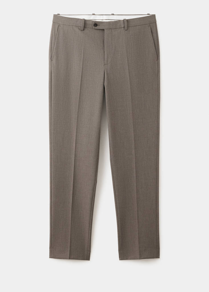 London regular-fit trousers — Medium Brown