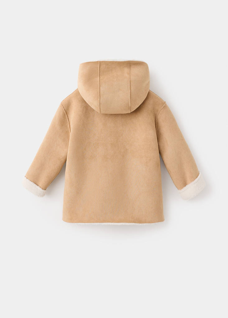 Long double-faced coat — Brown