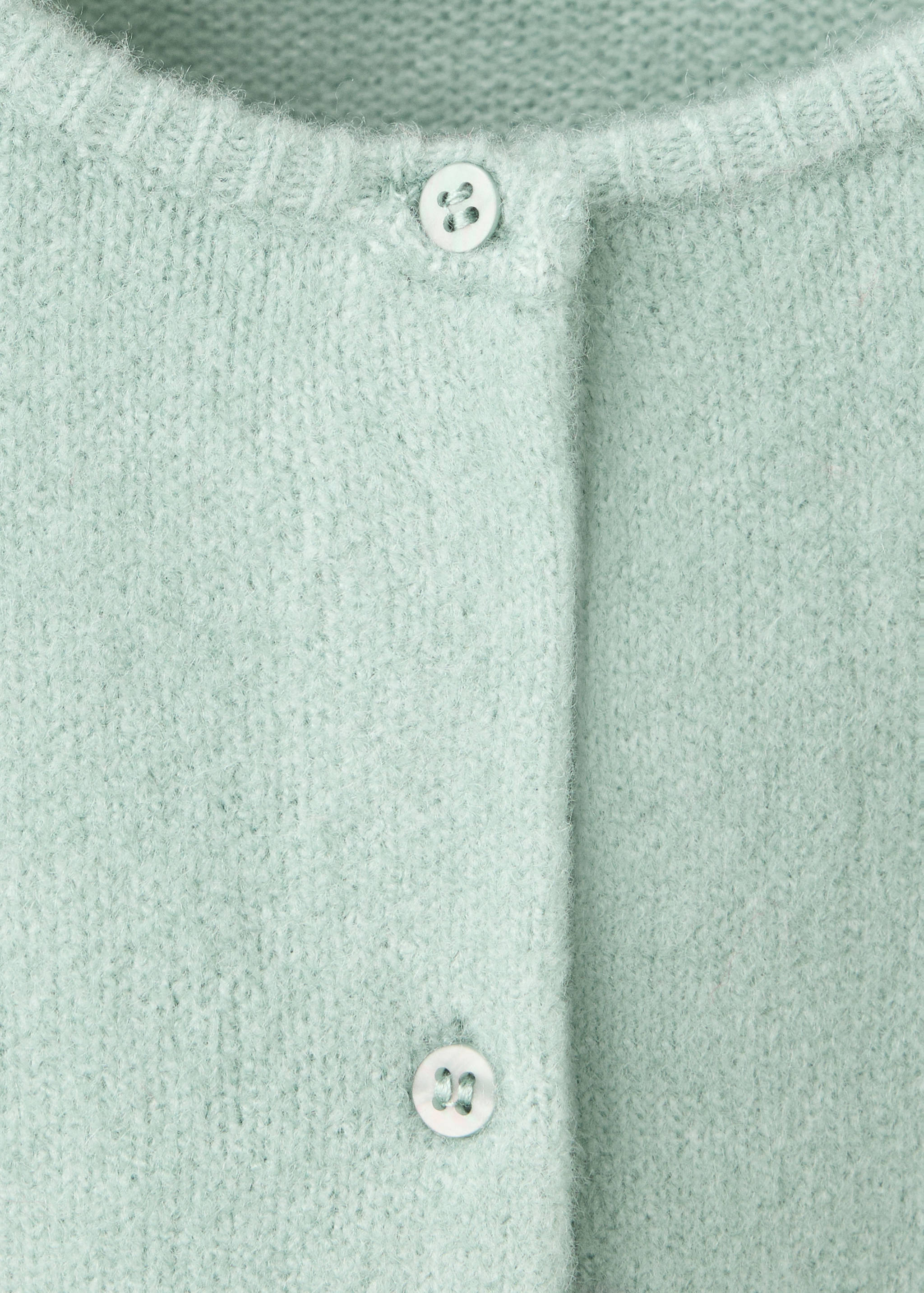 Buttoned knit cardigan - Details of the article 8