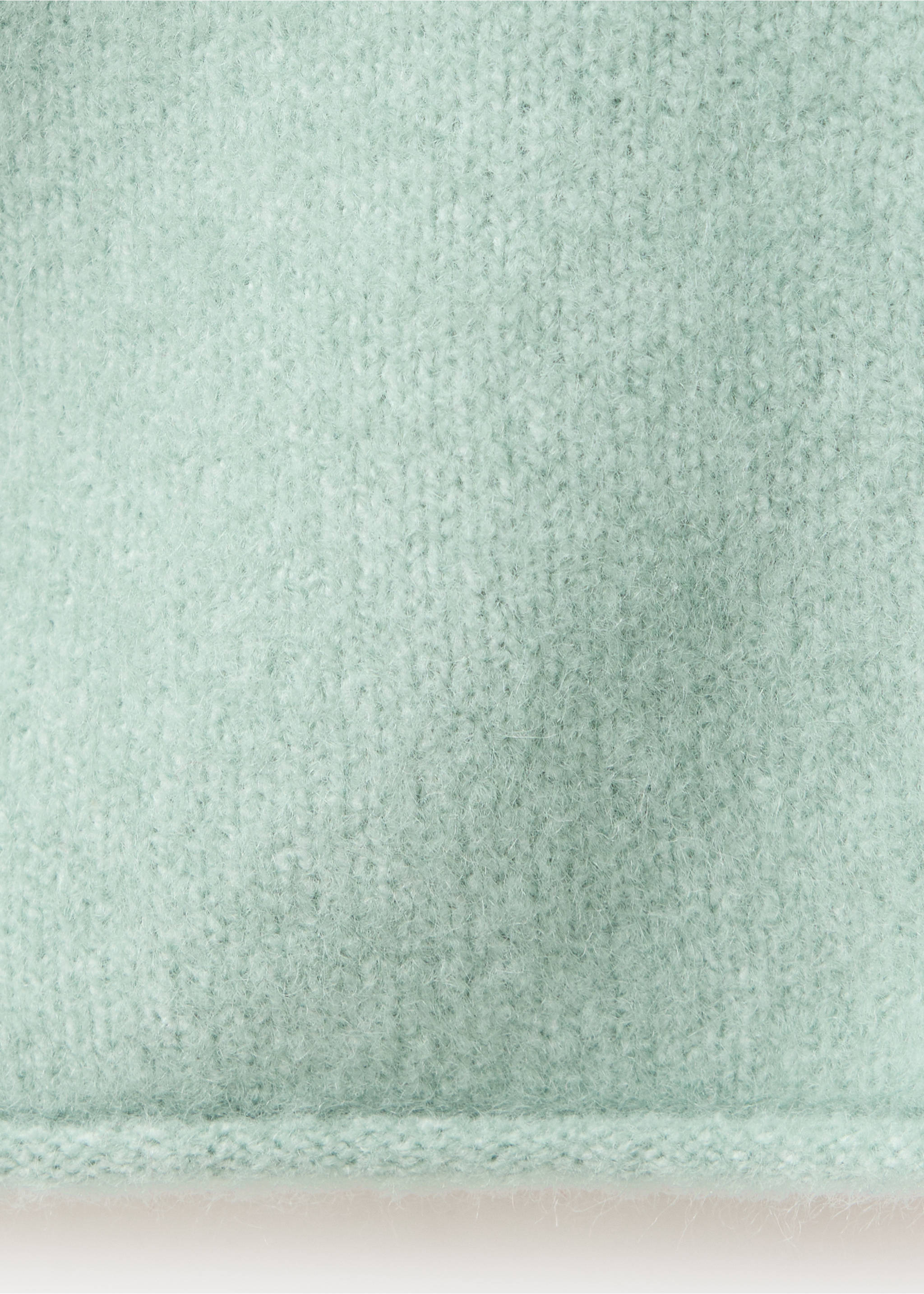 Buttoned knit cardigan - Details of the article 0, Aqua Green. Ref: 37015163-00.