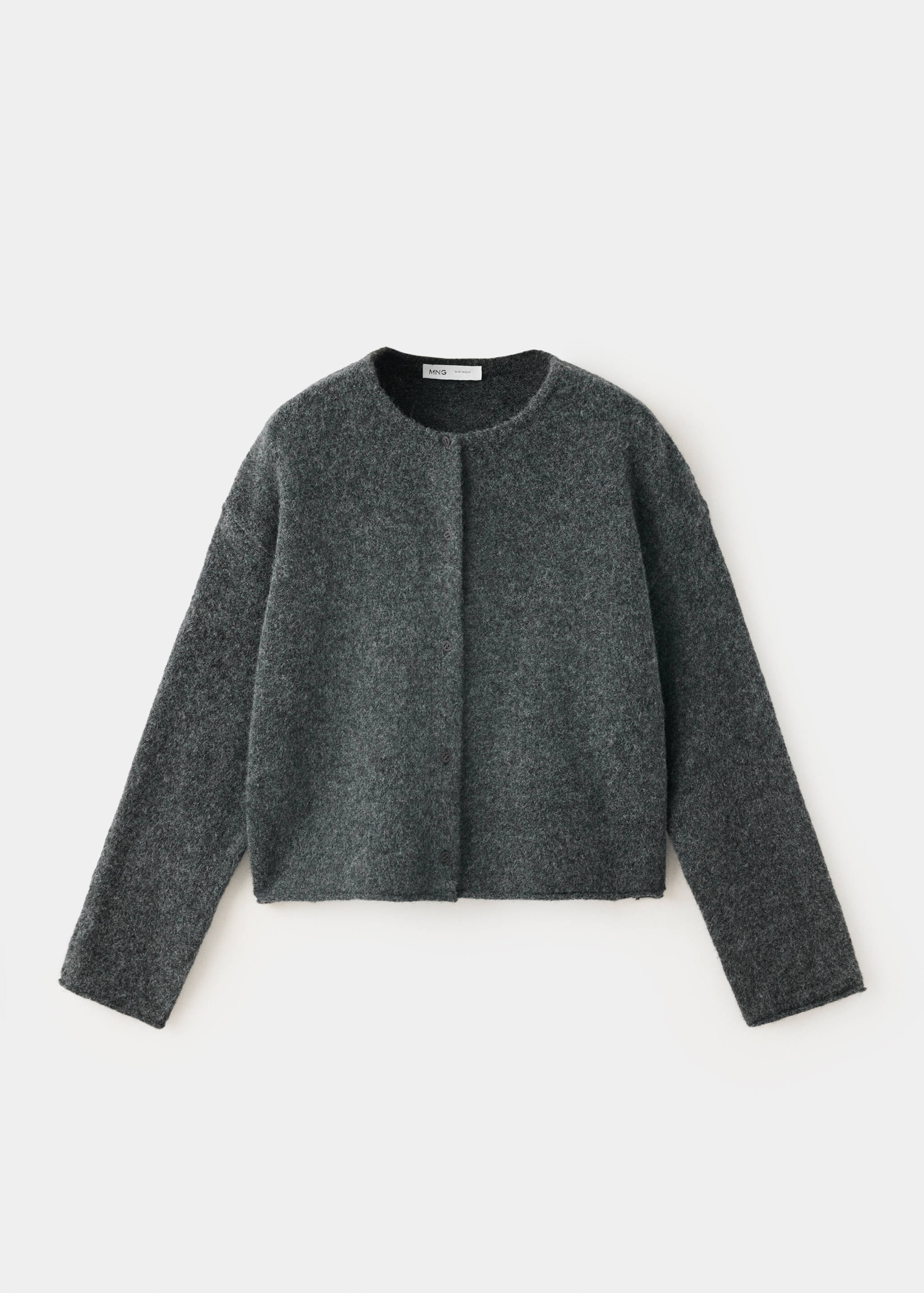 Buttoned knit cardigan - Article without model