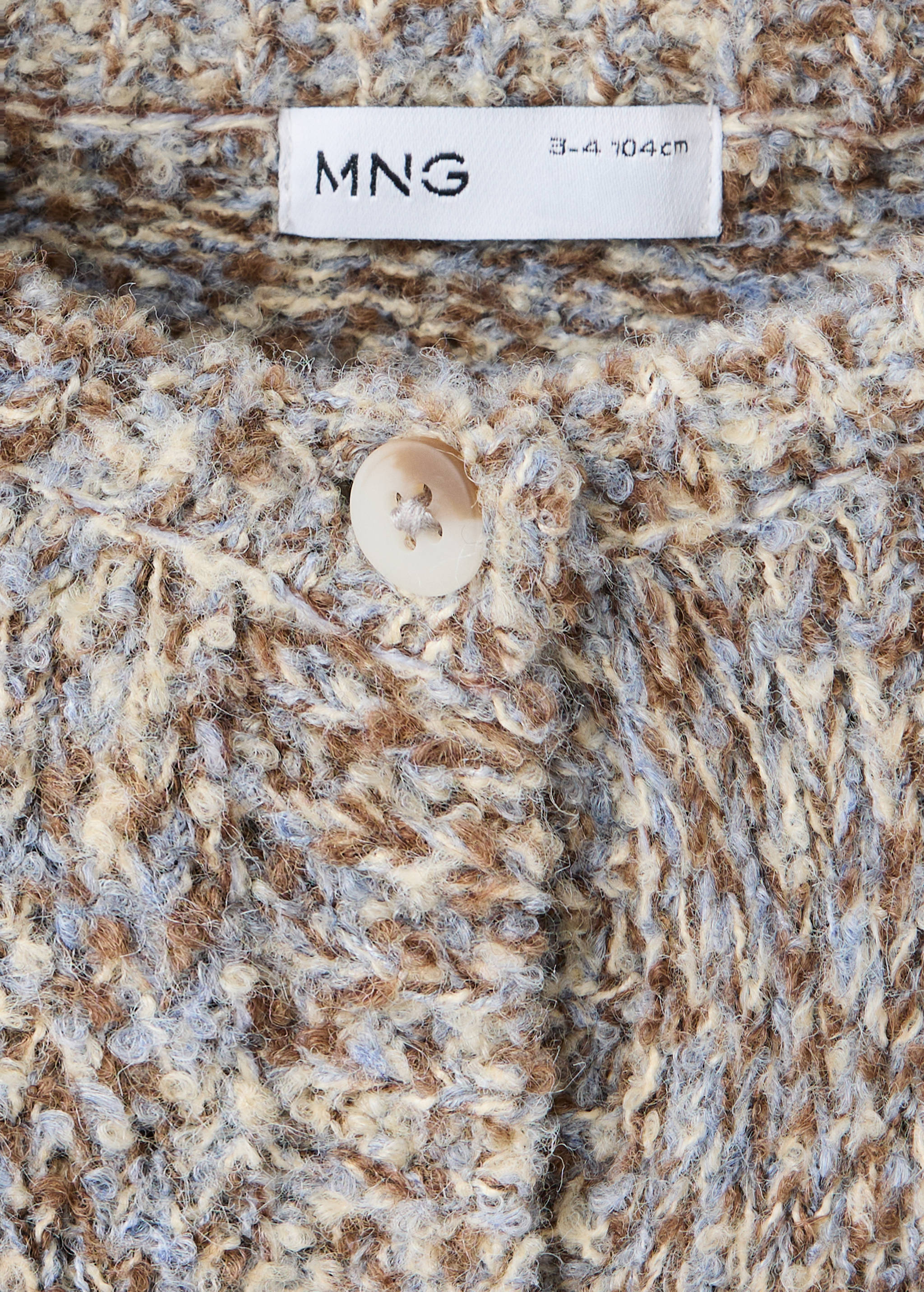 Buttons speckled cardigan - Details of the article 8