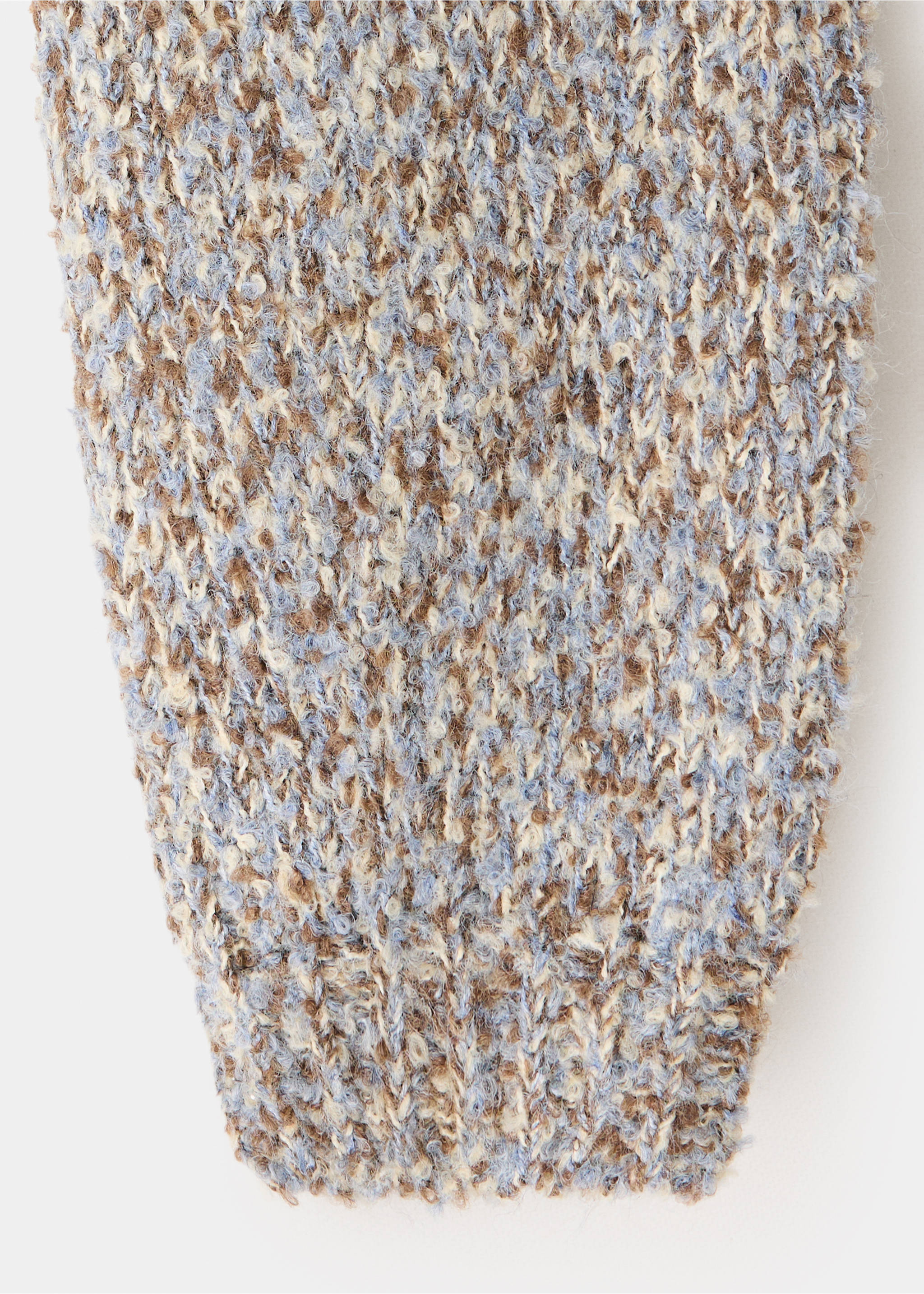 Buttons speckled cardigan - Details of the article 0, Coffee. Ref: 37015164-00.