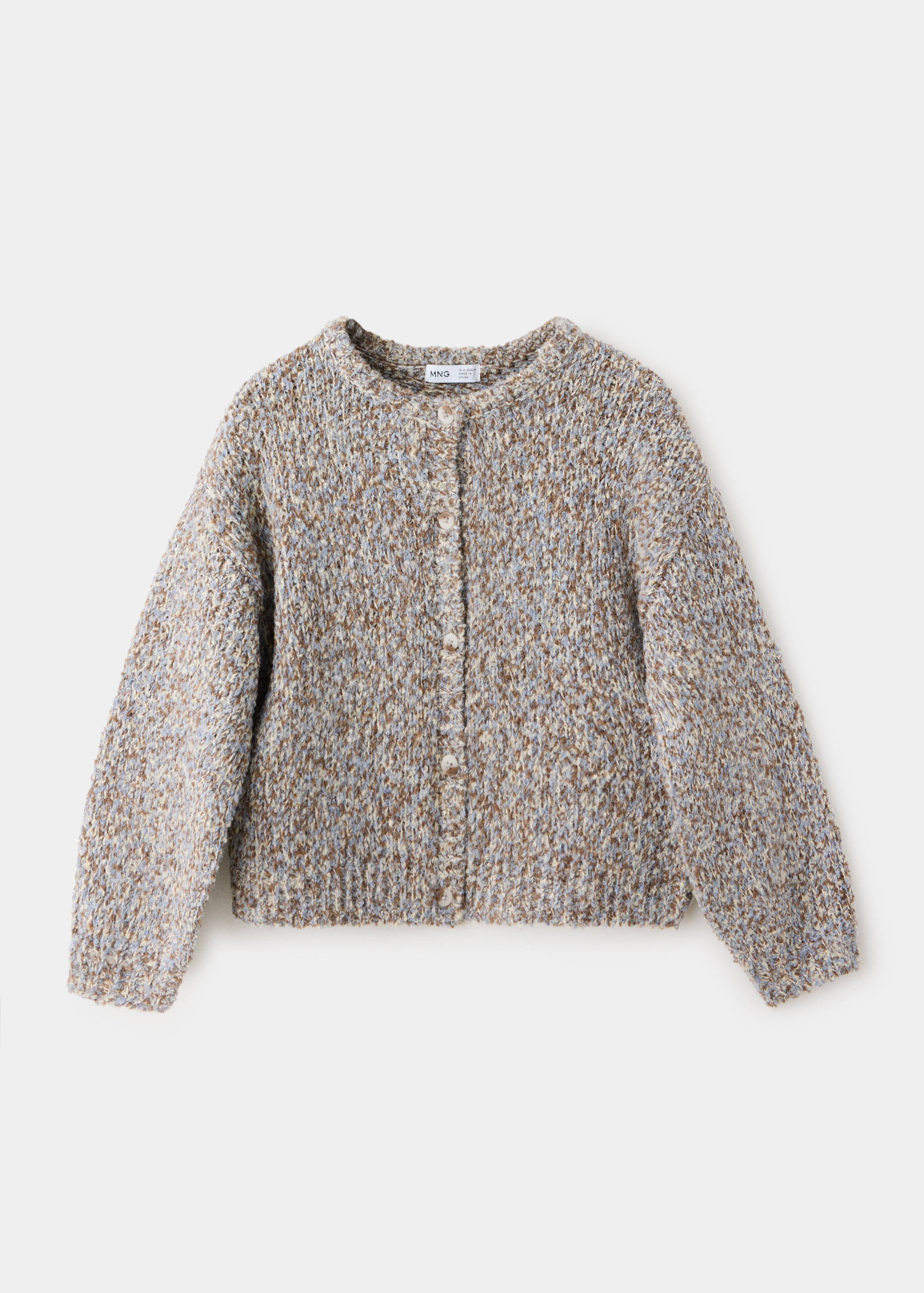 Buttons speckled cardigan - Article without model