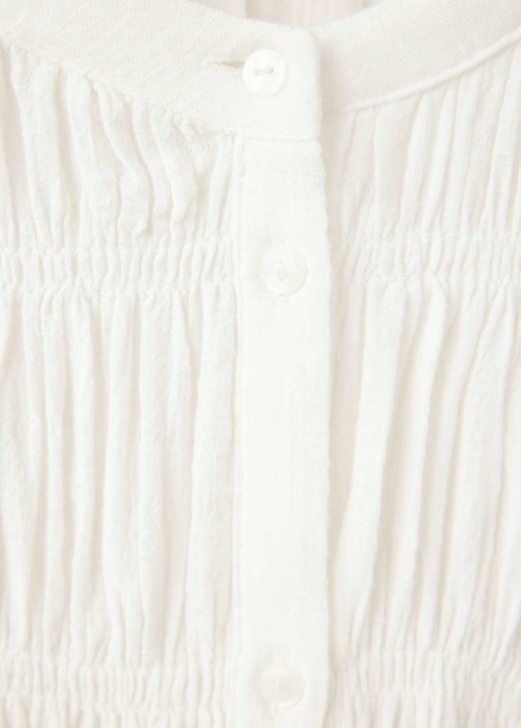 Gathered details blouse — Off White