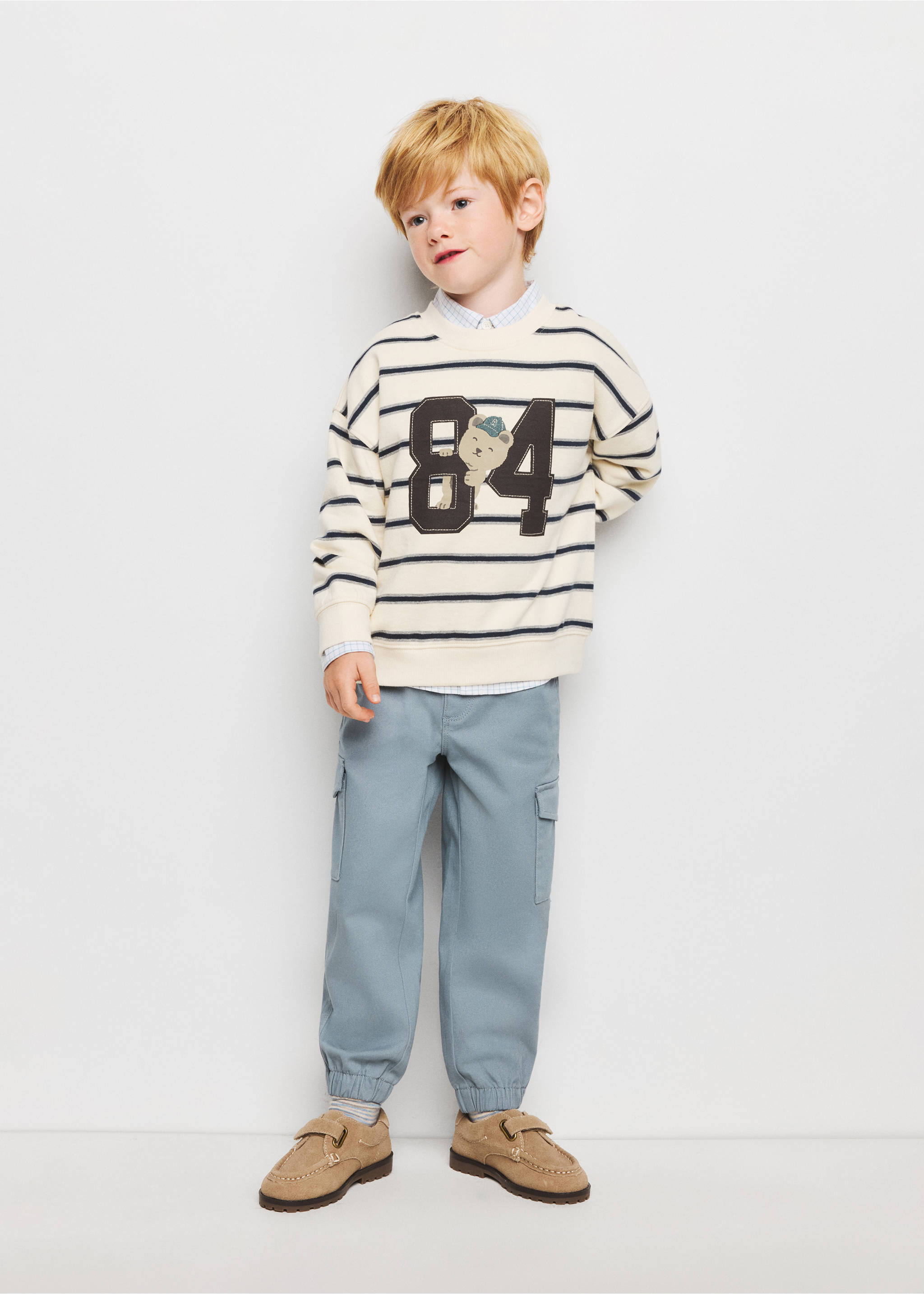 Cargo jogger trousers - General plane, Blue. Ref: 37015167-00.