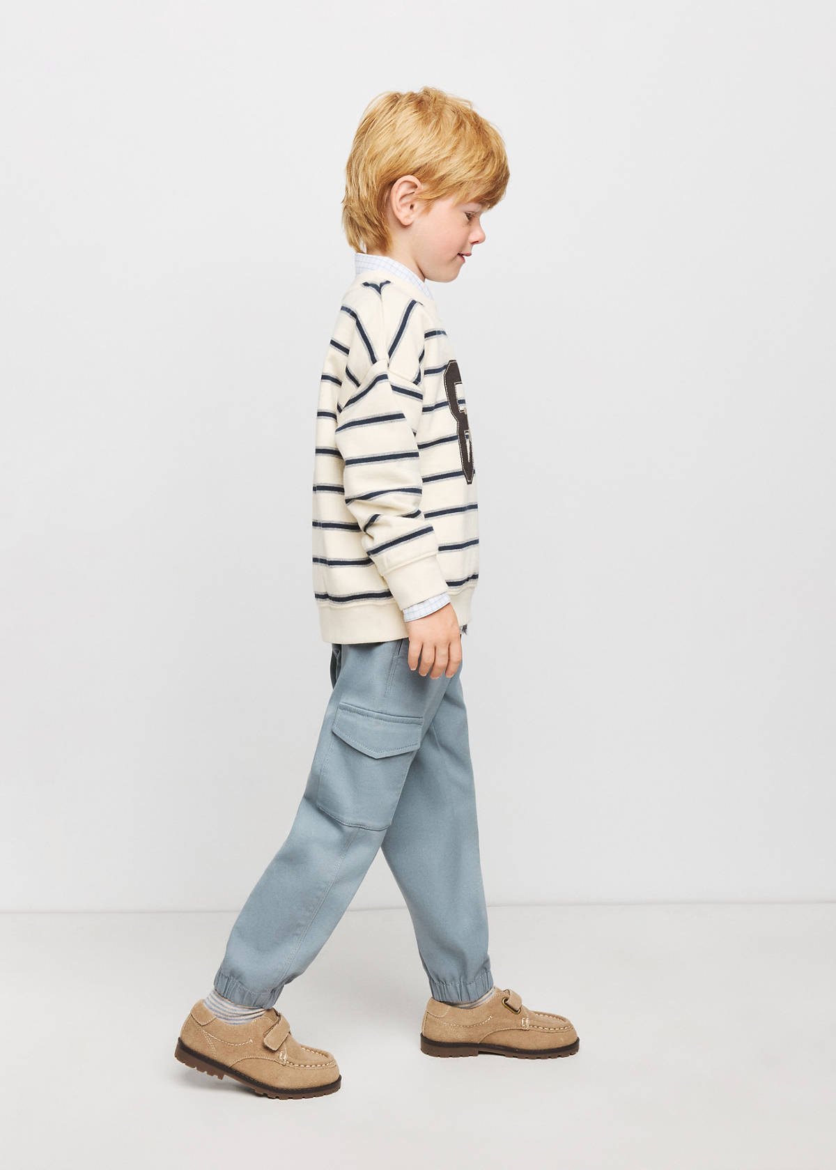 Cargo jogger trousers — Blue