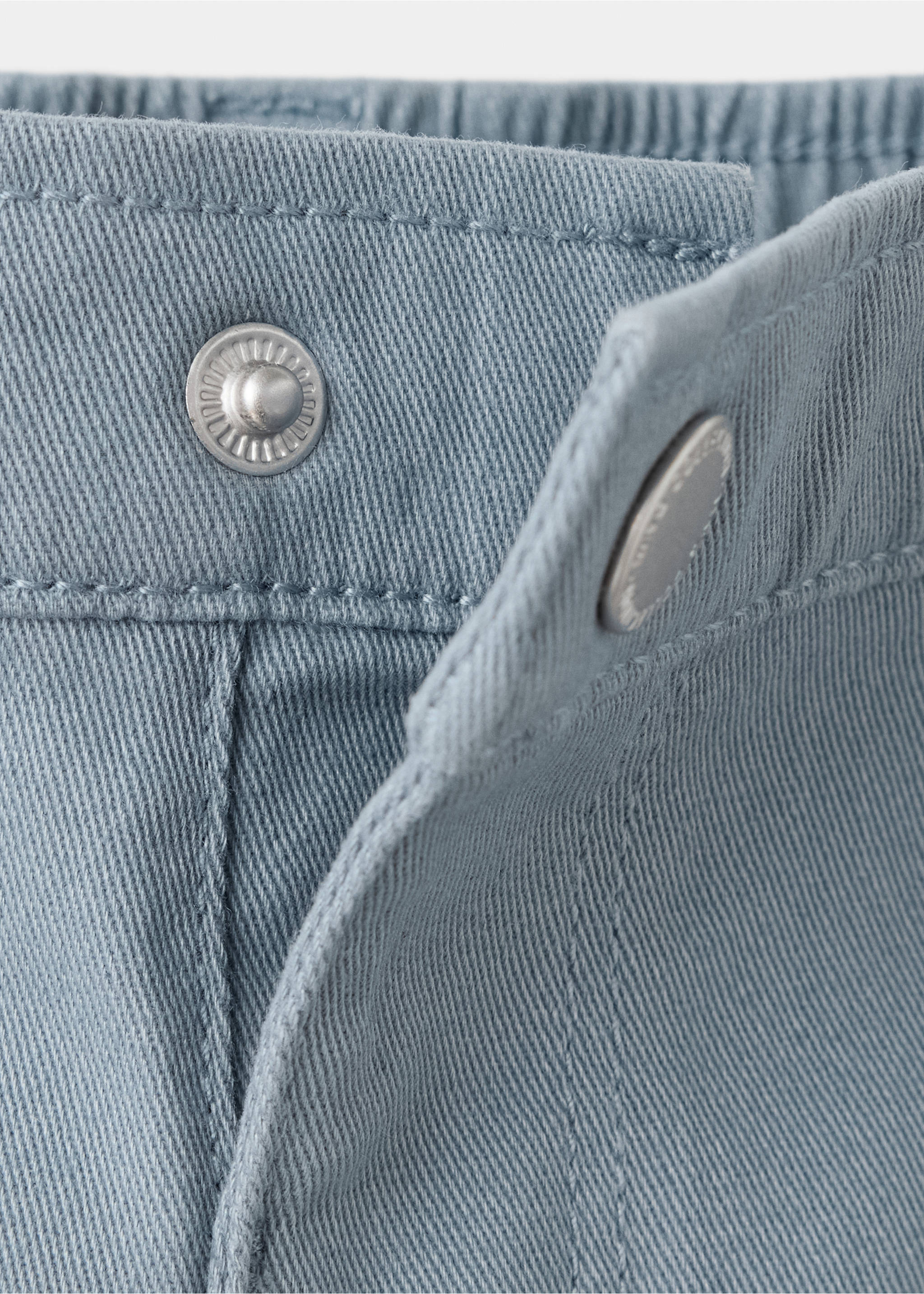 Cargo jogger trousers - Details of the article 8, Blue. Ref: 37015167-00.