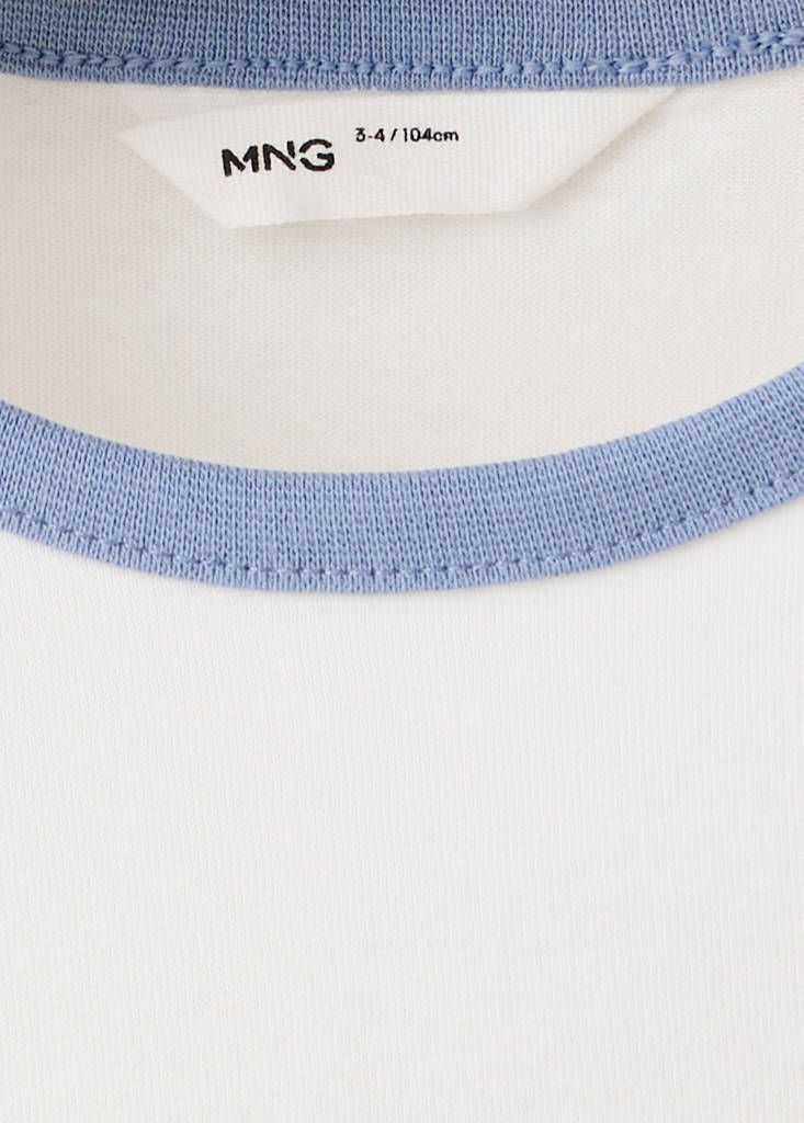 Printed detail T-shirt — Off White
