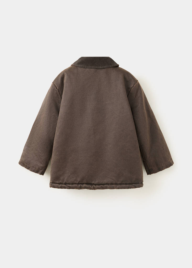 Waxed jacket — Brown