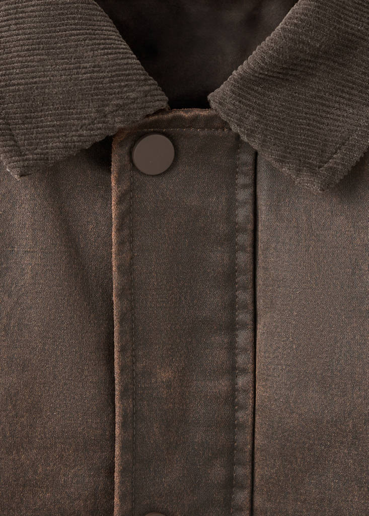 Waxed jacket — Brown
