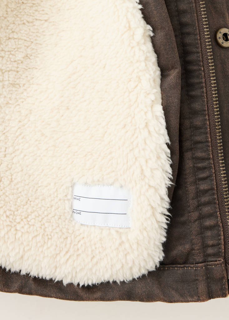 Waxed jacket — Brown