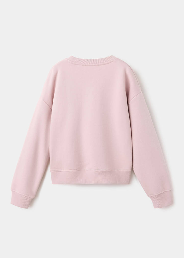 Printed cotton sweatshirt