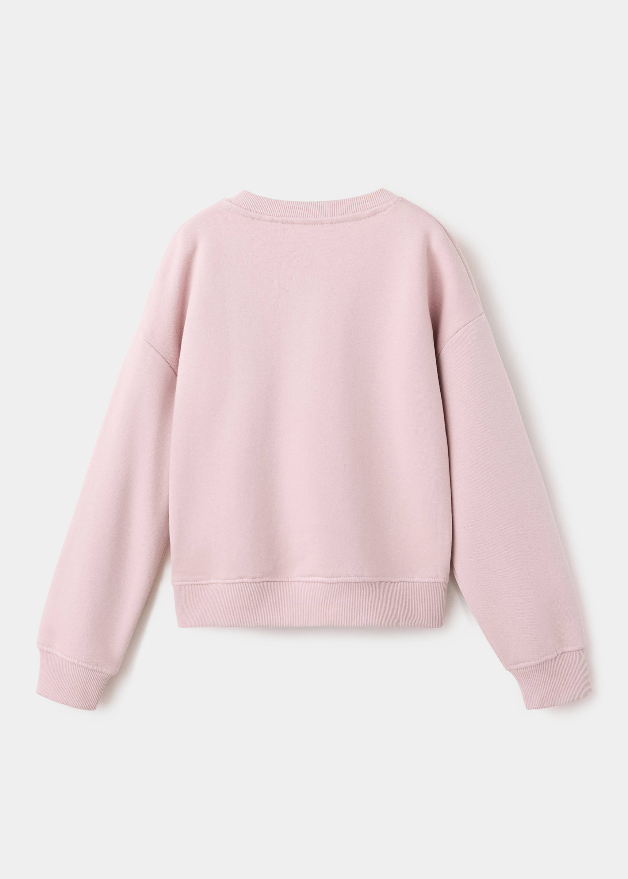 Printed cotton sweatshirt - Reverse of the article