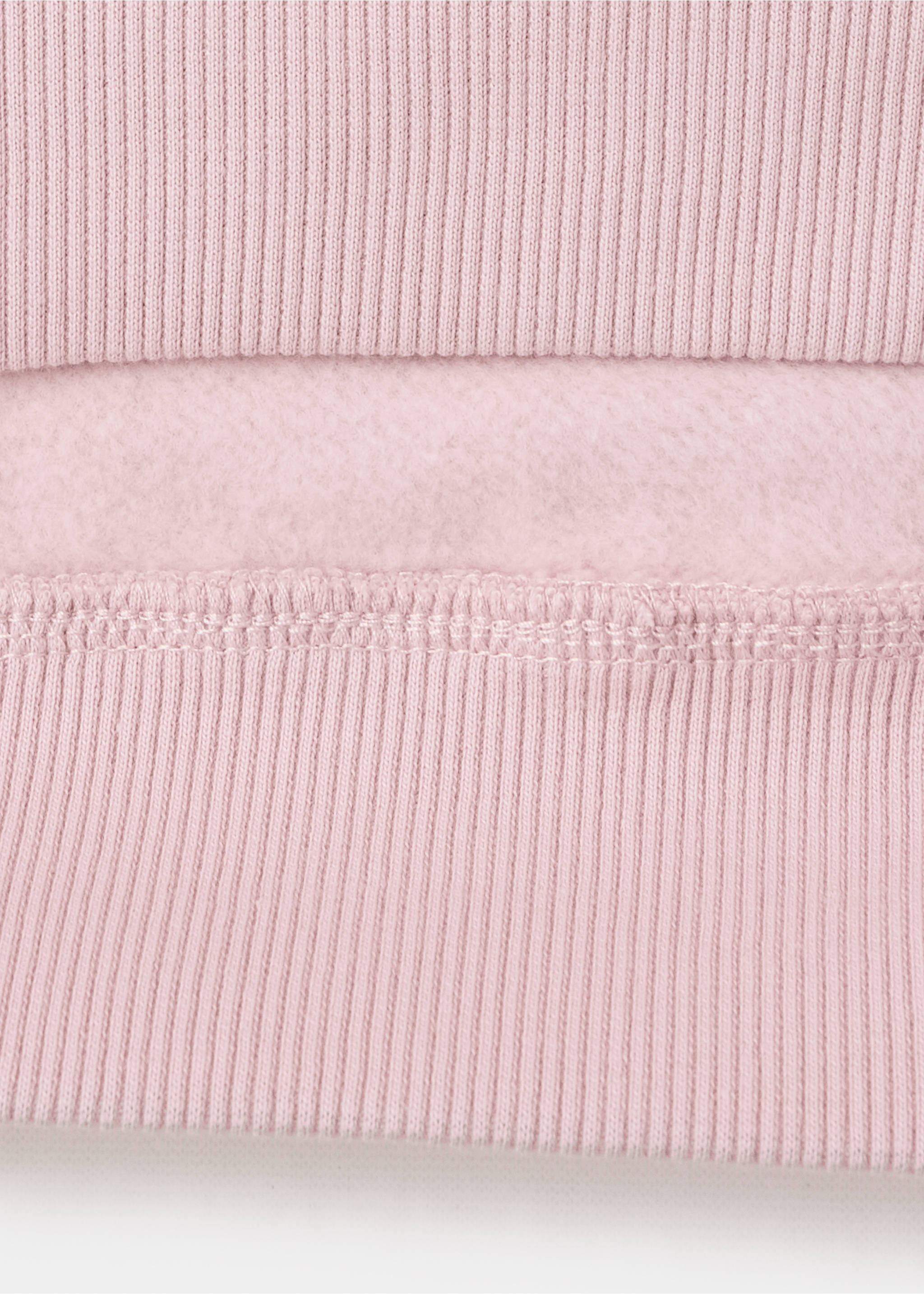 Printed cotton sweatshirt - Details of the article 0, Pink. Ref: 37015171-00.