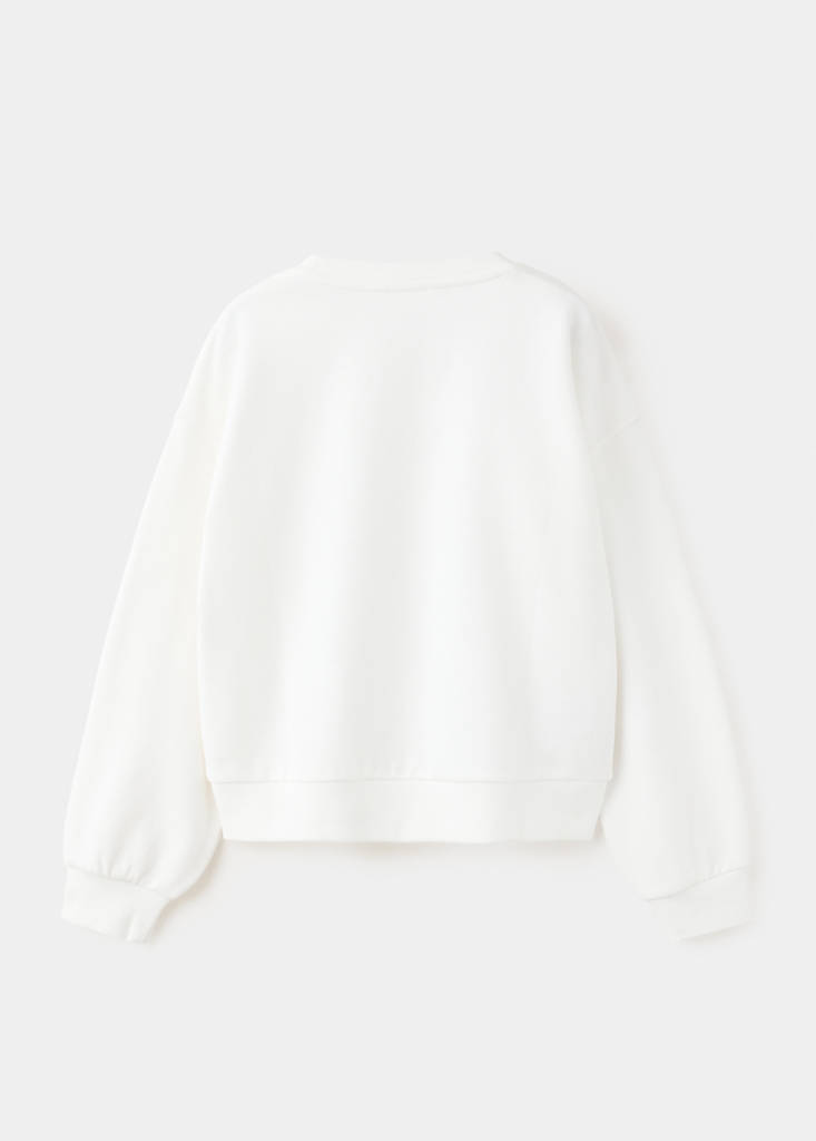 Sweatshirt with embroidered detail — Off White
