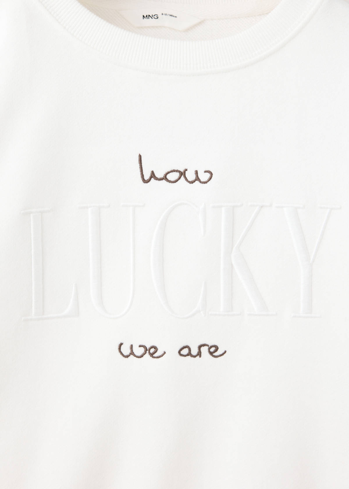 Sweatshirt with embroidered detail — Off White