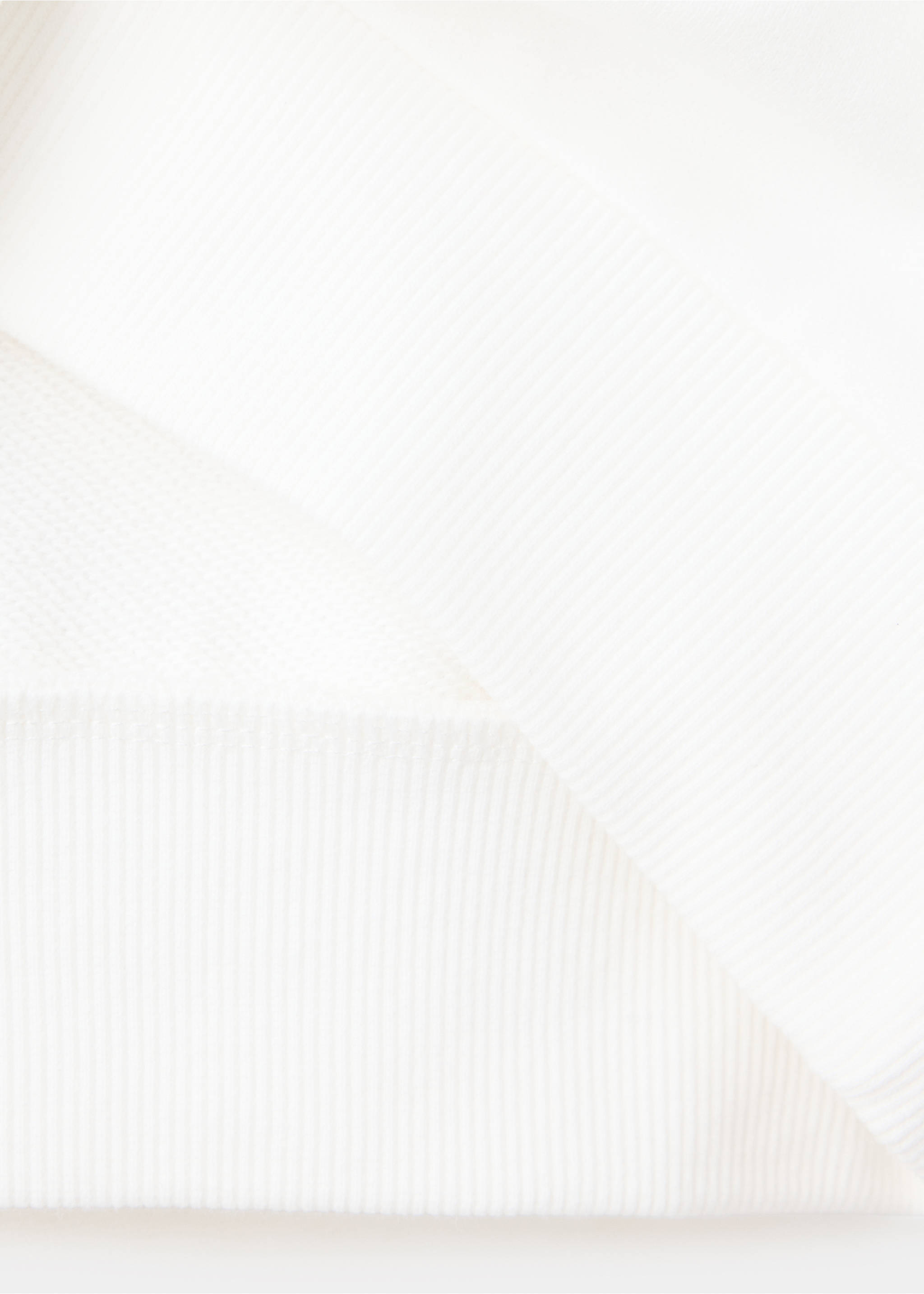 Sweatshirt with embroidered detail - Details of the article 0, Off White. Ref: 37015172-00.