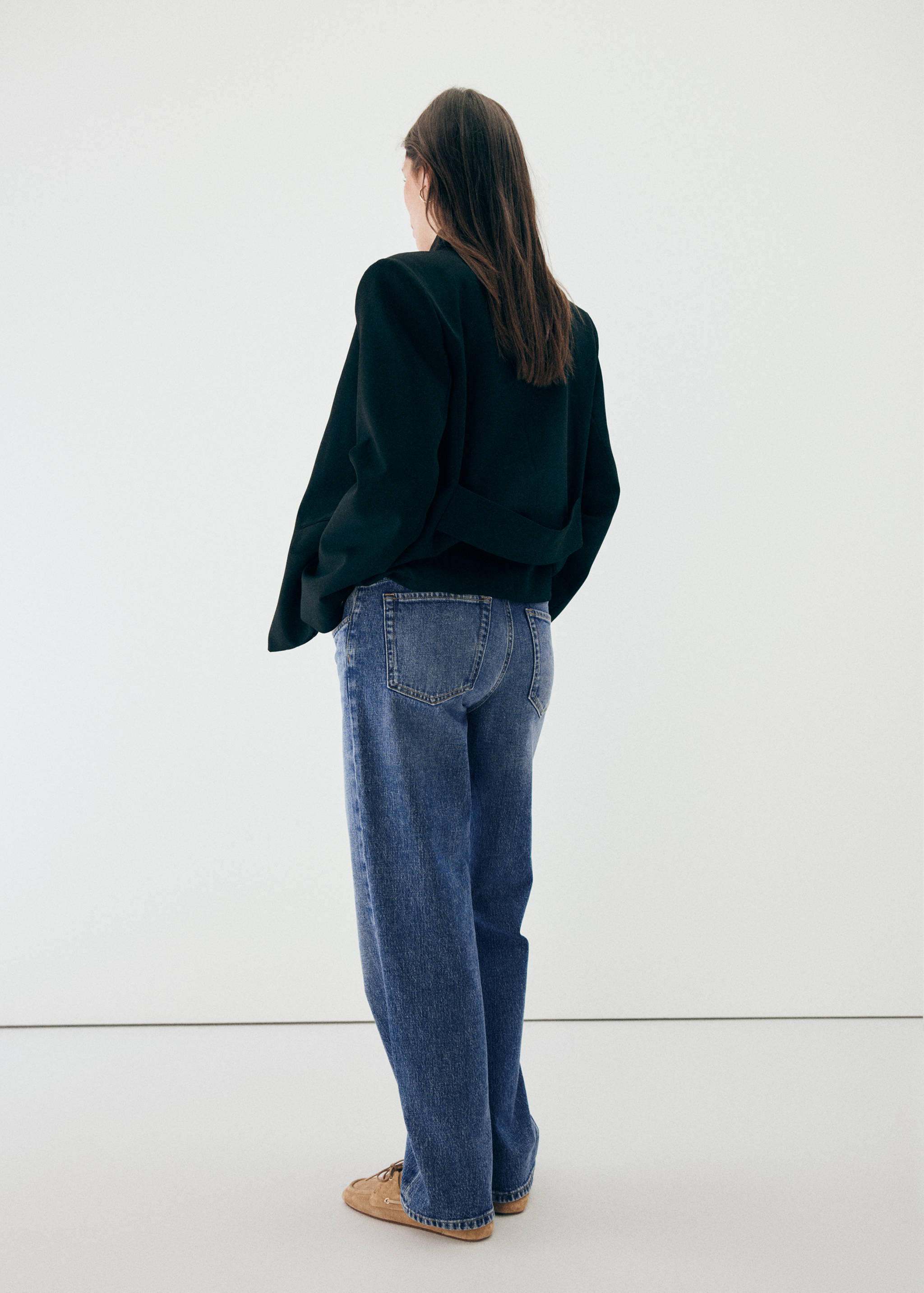 Maternity Straight Jeans - Reverse of the article