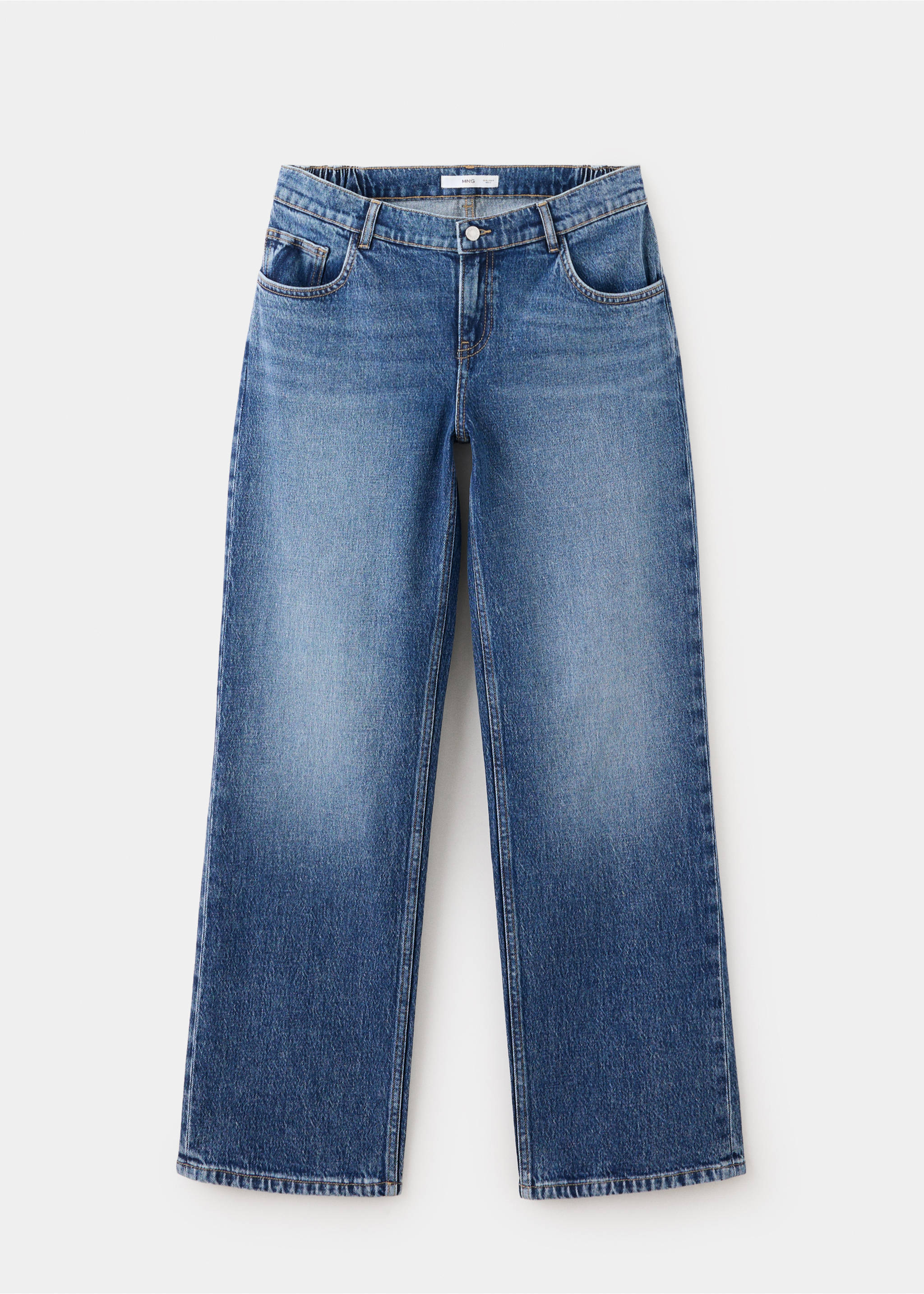 Maternity Straight Jeans - Article without model, Dark Blue. Ref: 37015174-00.