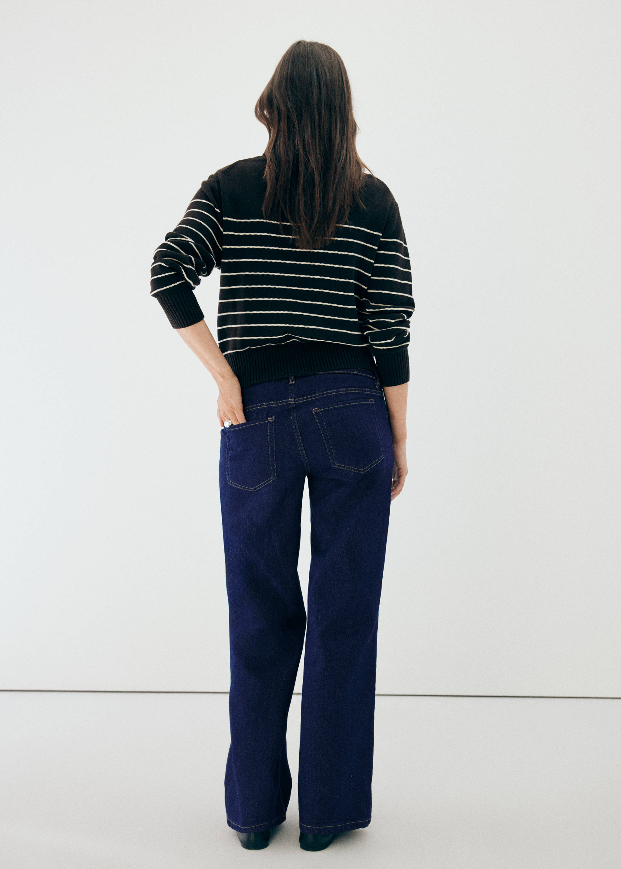 Maternity Straight Jeans - Reverse of the article
