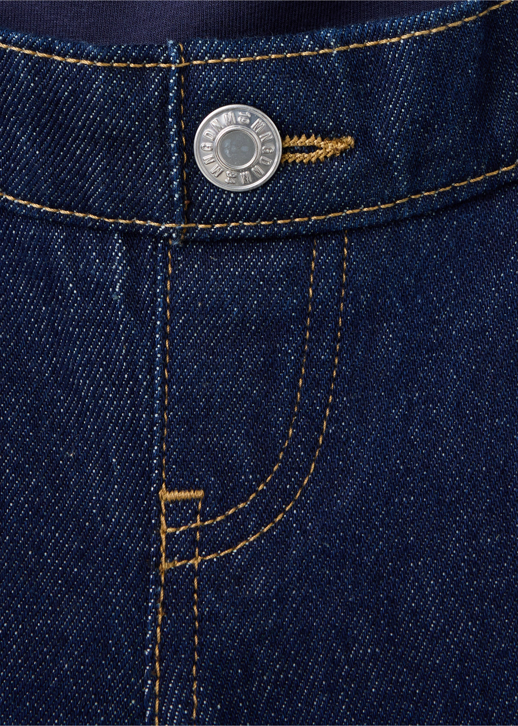 Maternity Straight Jeans - Details of the article 0, Open Blue. Ref: 37015175-00.