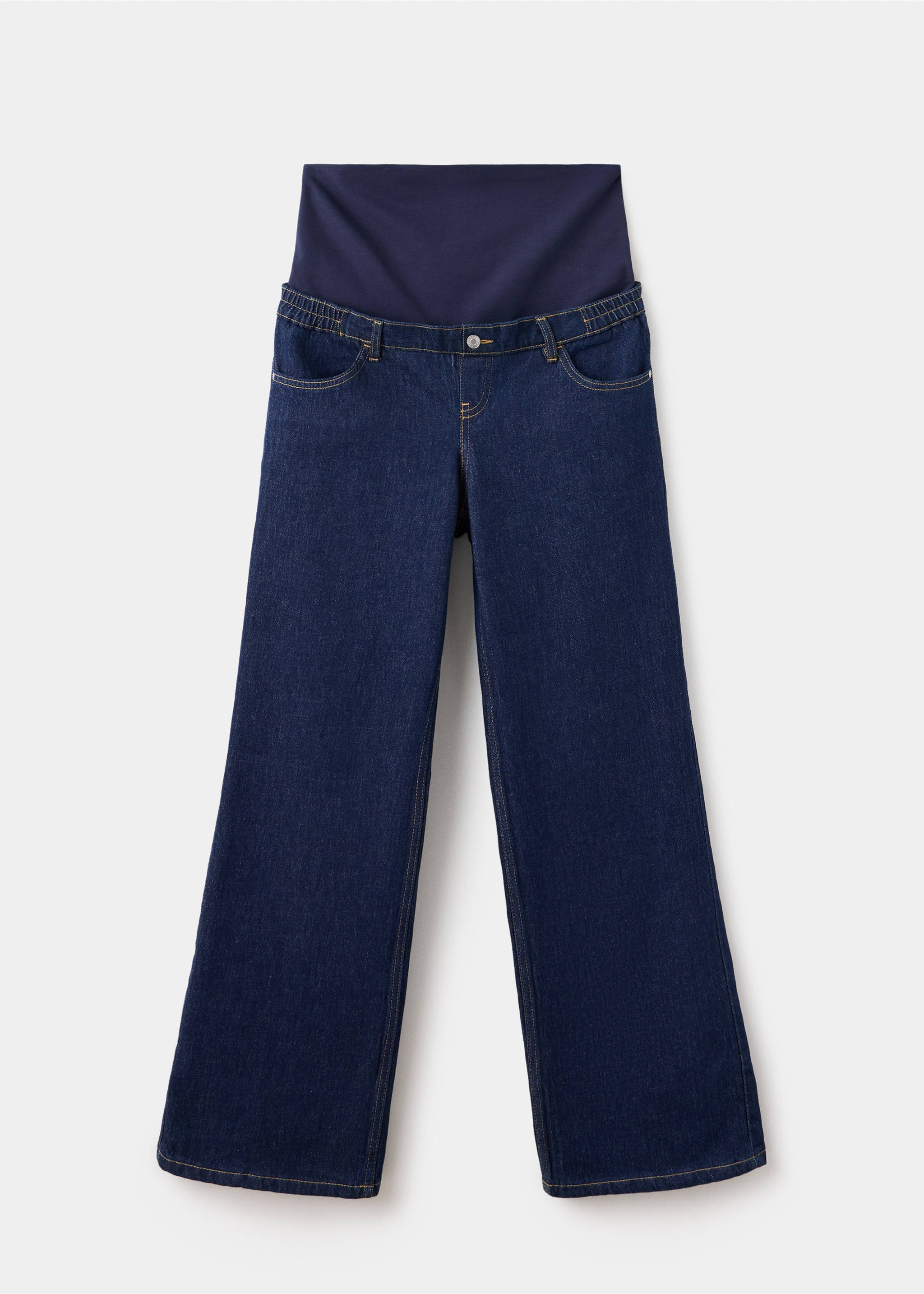 Maternity Straight Jeans - Article without model, Open Blue. Ref: 37015175-00.
