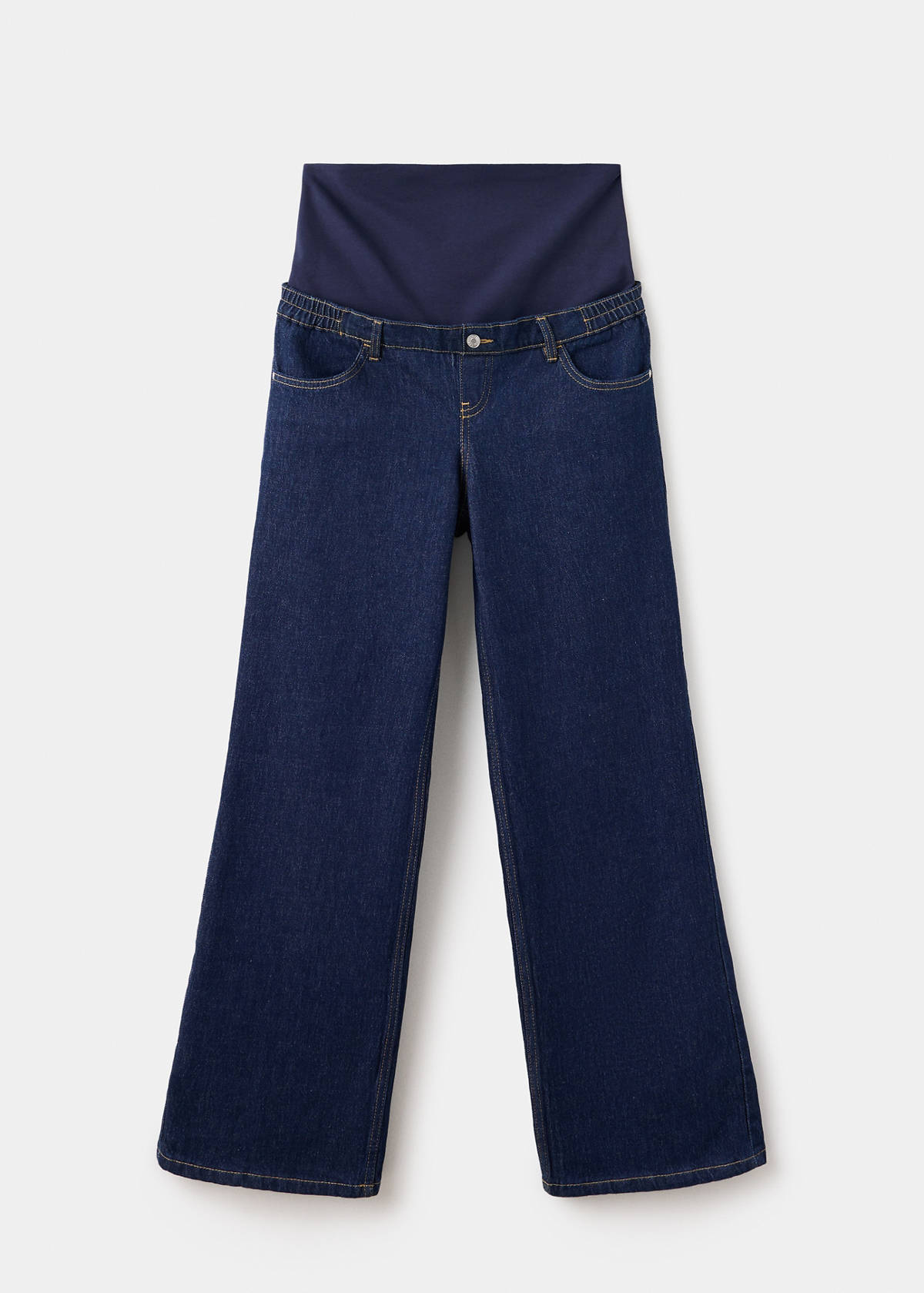 Wide leg maternity jeans — Open Blue