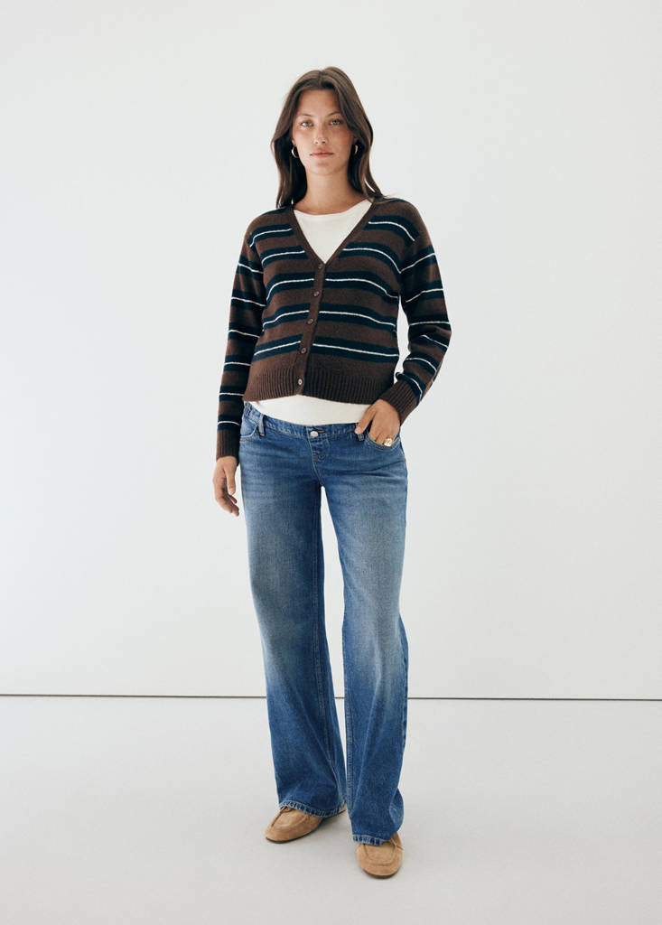 Maternity Straight Jeans — Dark Blue