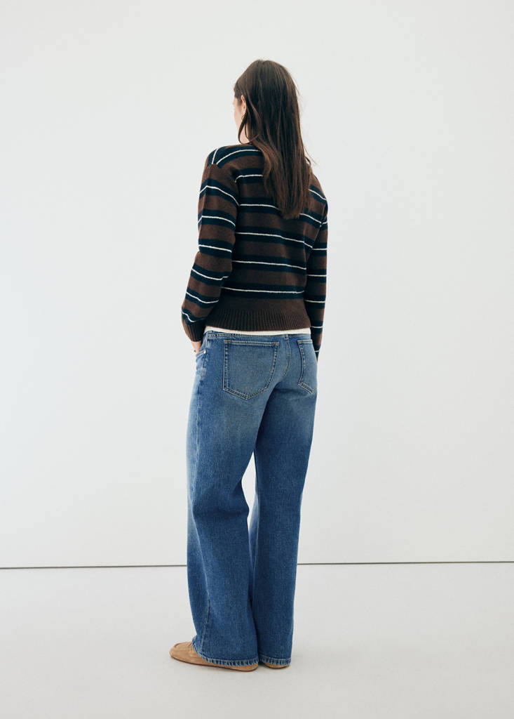 Maternity Straight Jeans — Dark Blue