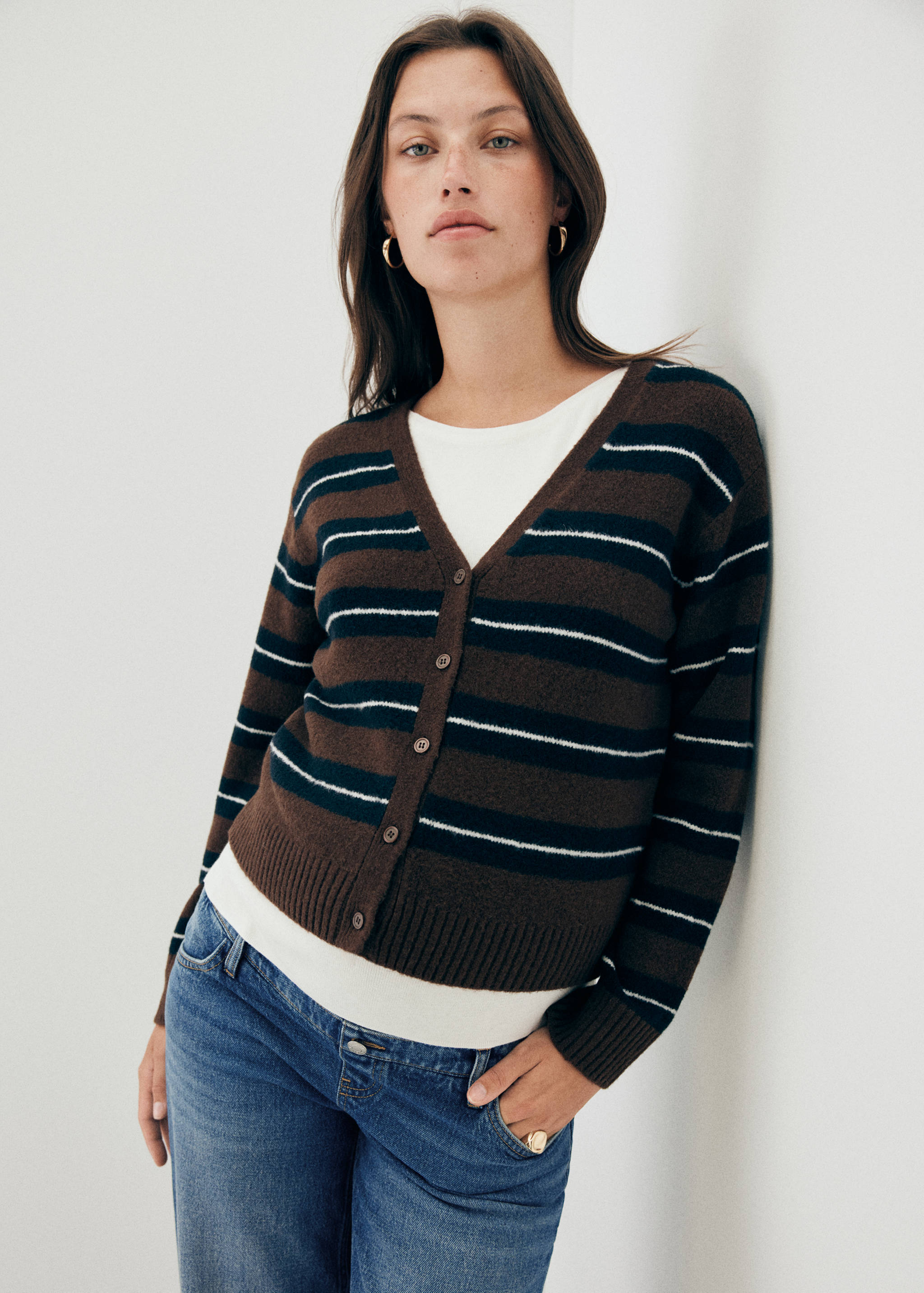 Maternity Straight Jeans - Details of the article 1