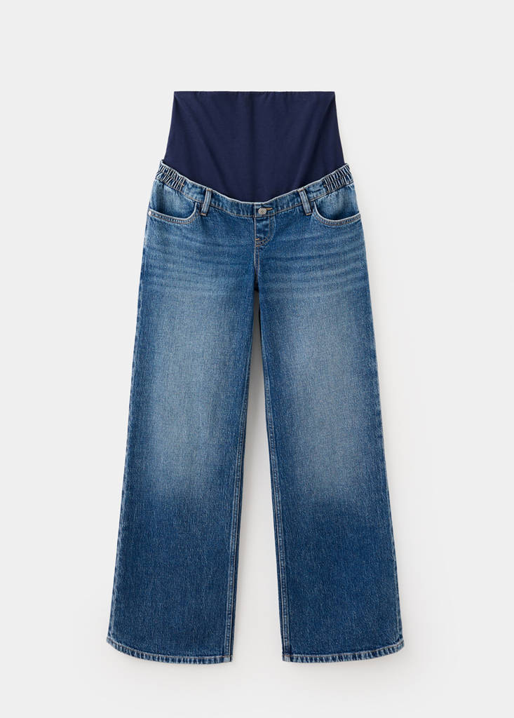 Maternity Straight Jeans — Dark Blue