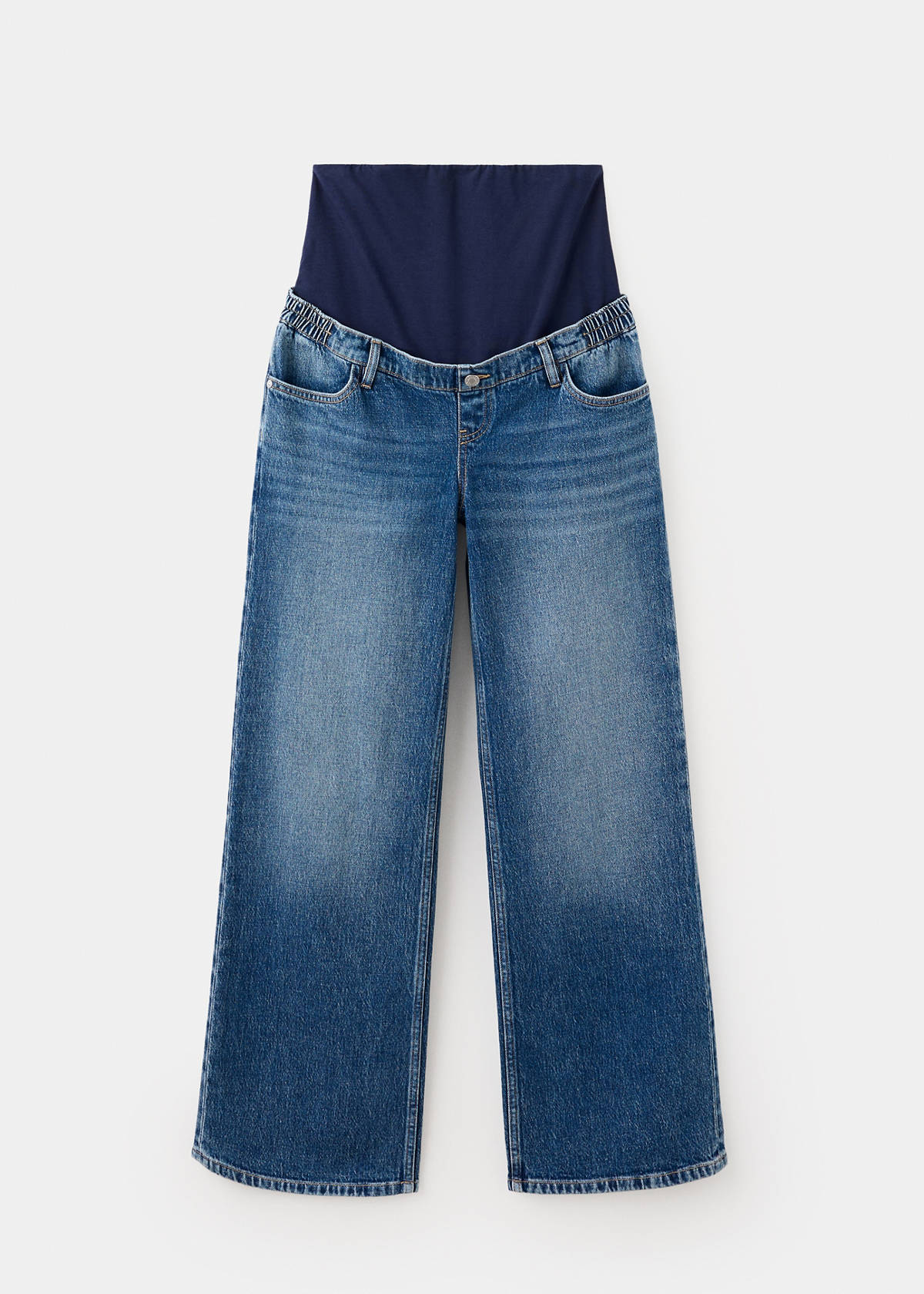 Wide leg maternity jeans — Dark Blue
