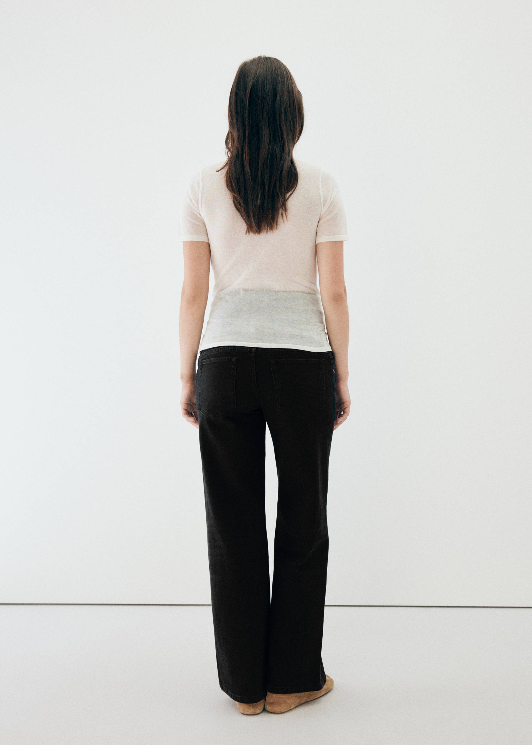 Maternity Straight Jeans - Reverse of the article