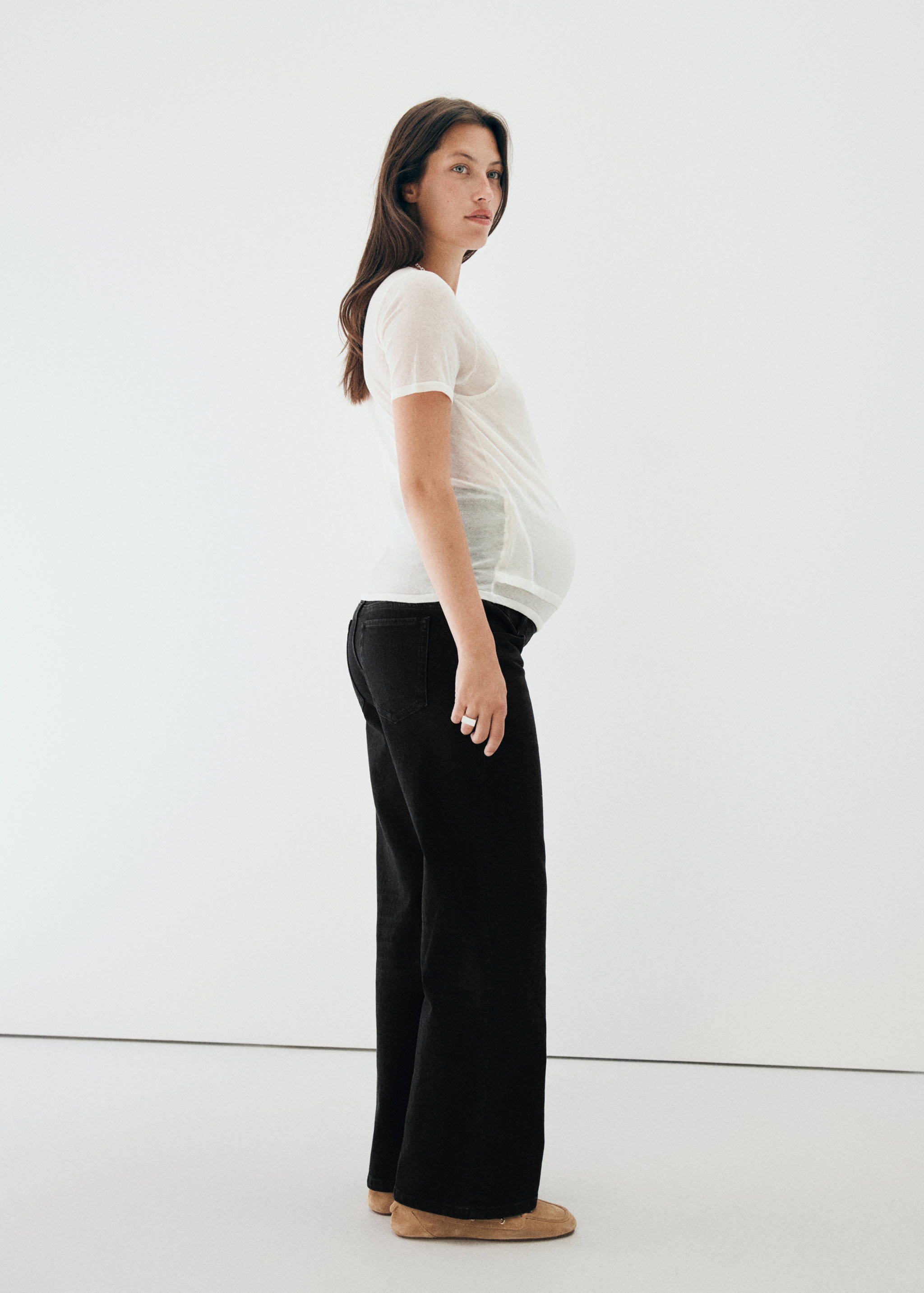 Maternity Straight Jeans - Details of the article 2