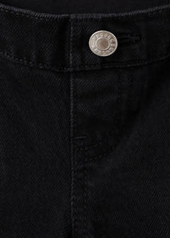 Wide leg maternity jeans — Black denim 8