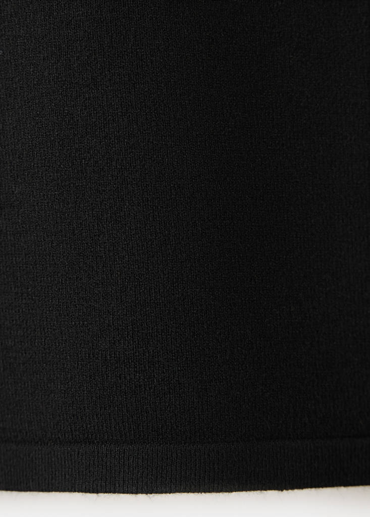 Fitted boat neck jumper — Black