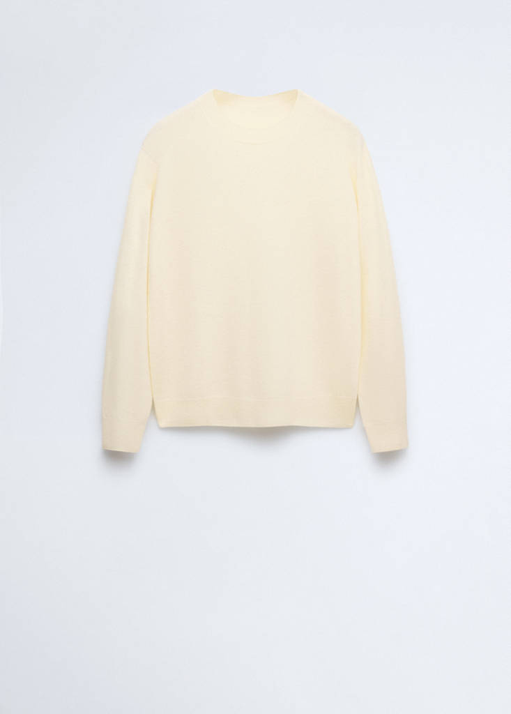100% wool round-neck sweater - thumbnail 4