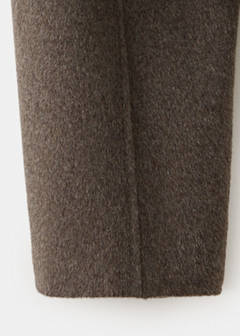Wool jacket with shirt collar — Medium Brown 7