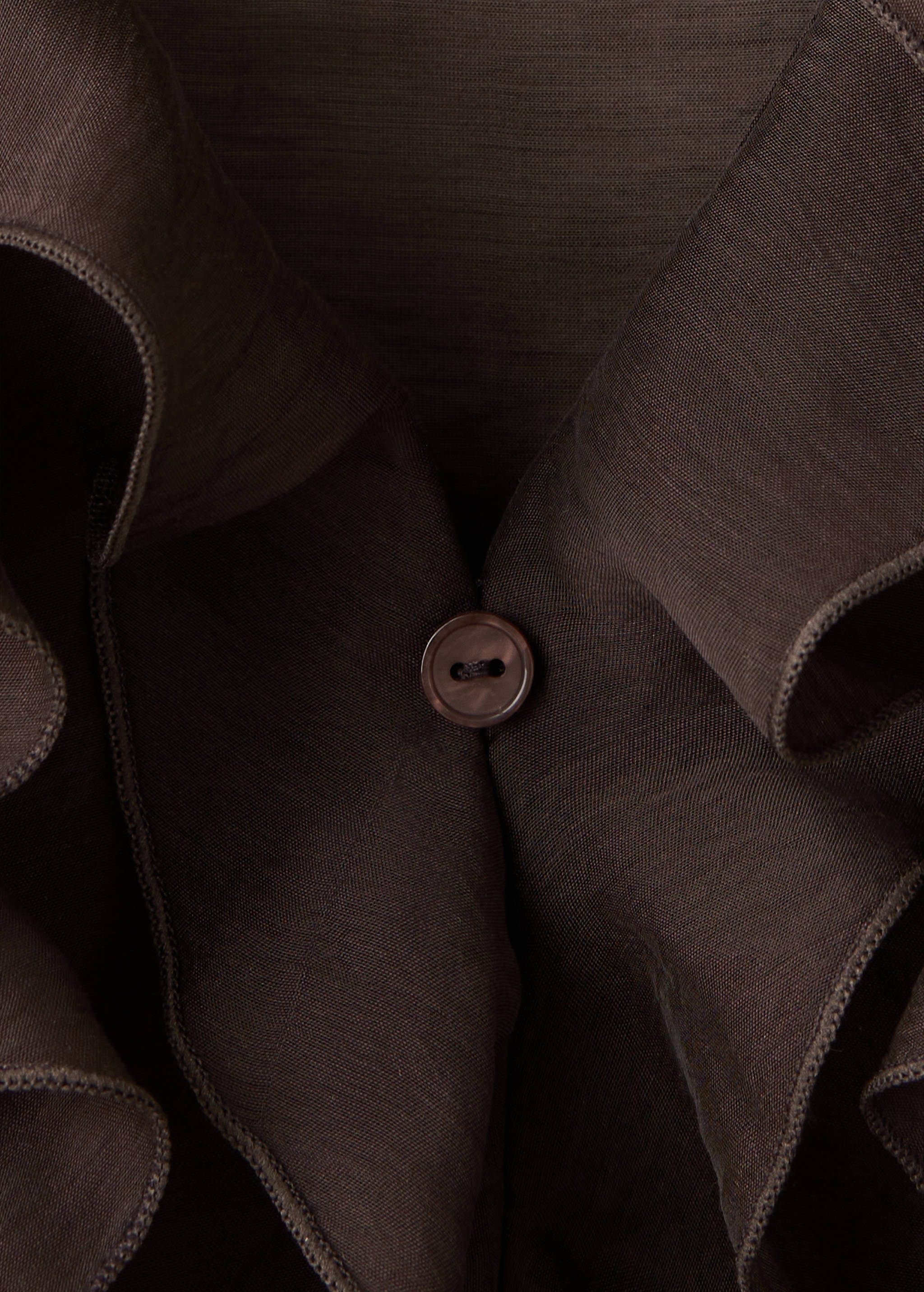 Ruffled lyocell blouse - Details of the article 0