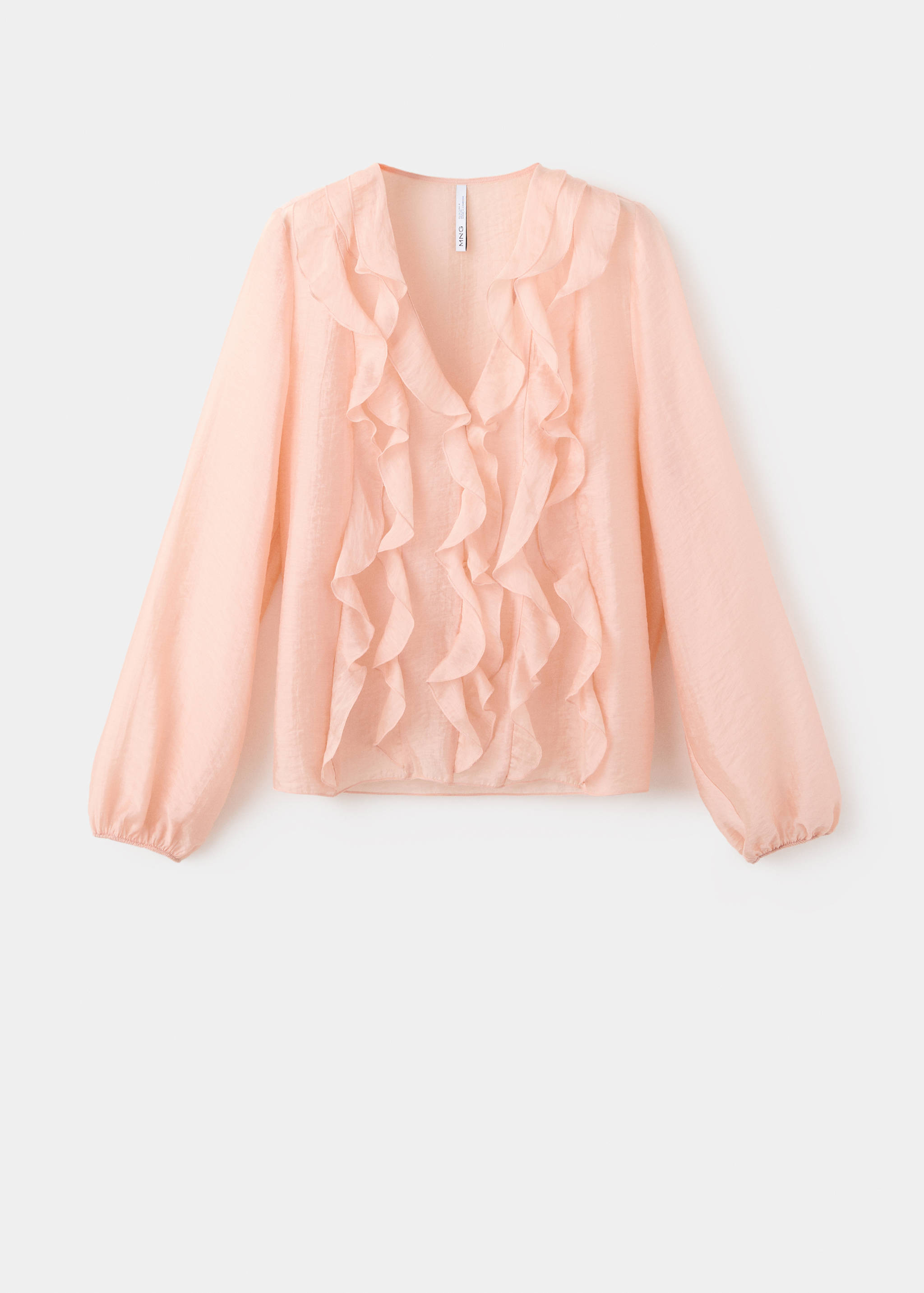 Ruffled lyocell blouse - Article without model