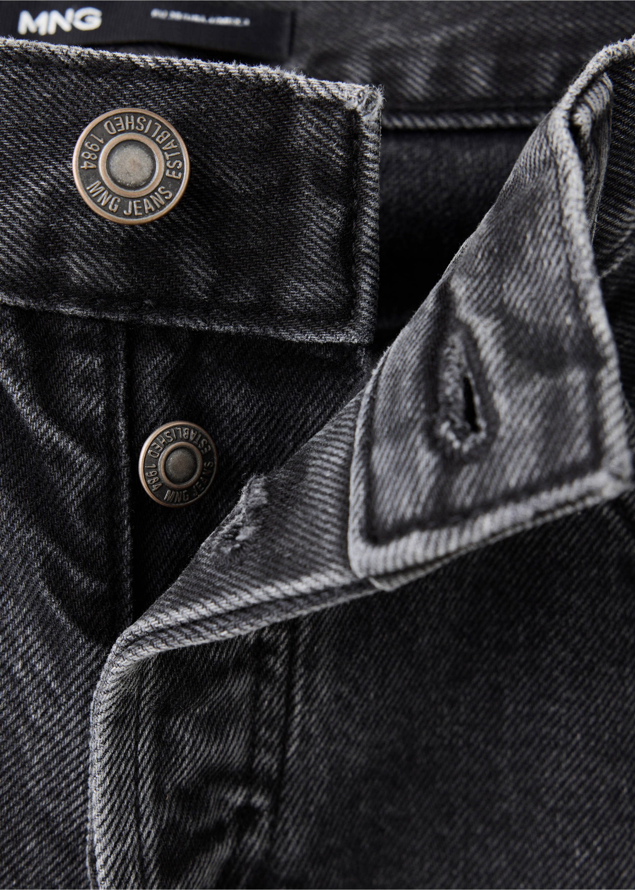 Jeans nicola - Деталь изделия 8, Черный деним. Ref: 37015858-00.