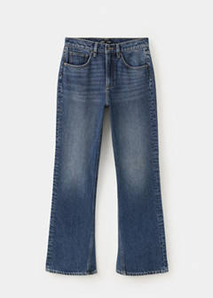 Mid-rise flared jeans — Dark Blue 4