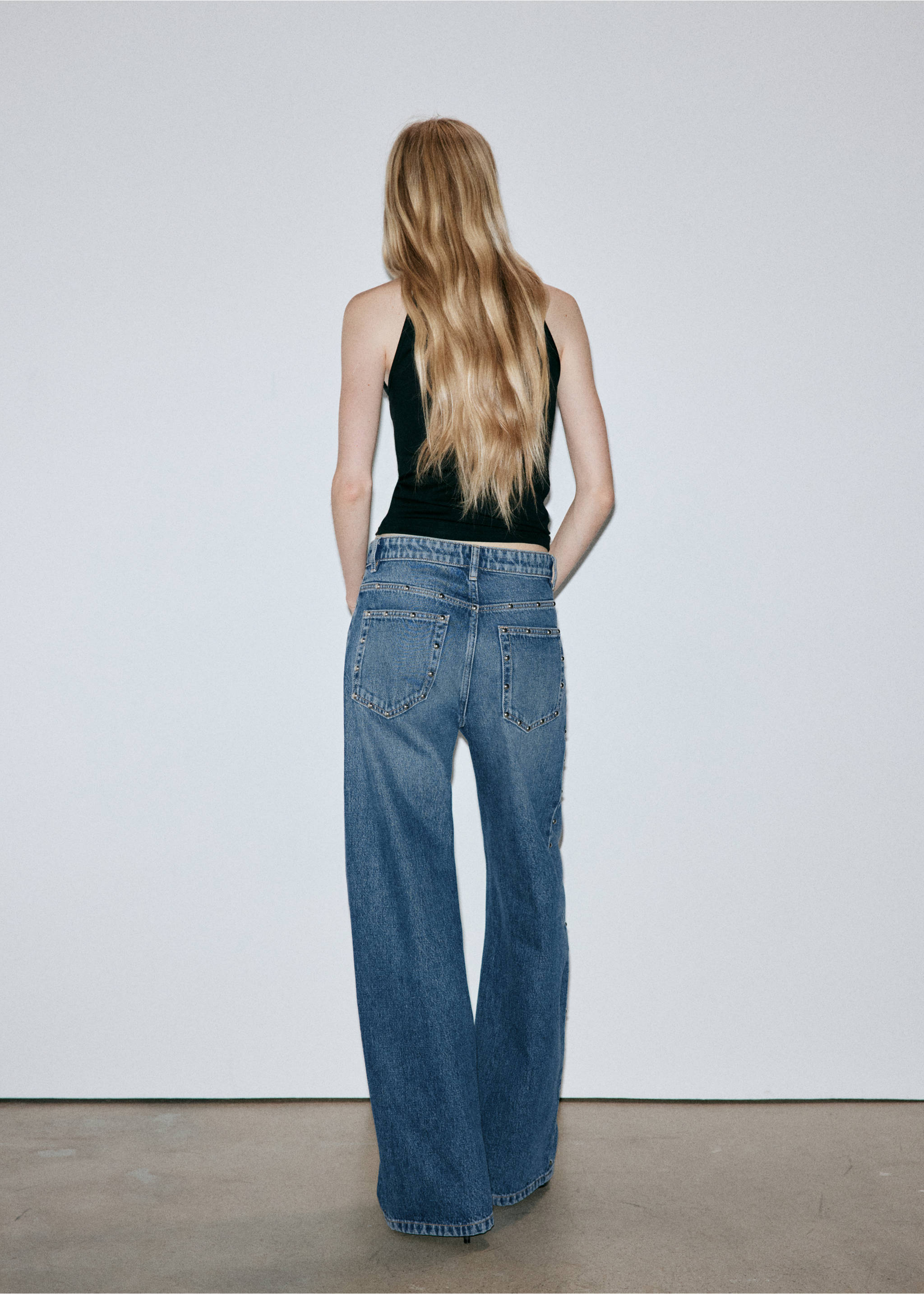 Jeans tokio - Verso de l’article, Bleu moyen. Ref: 37015861-00.