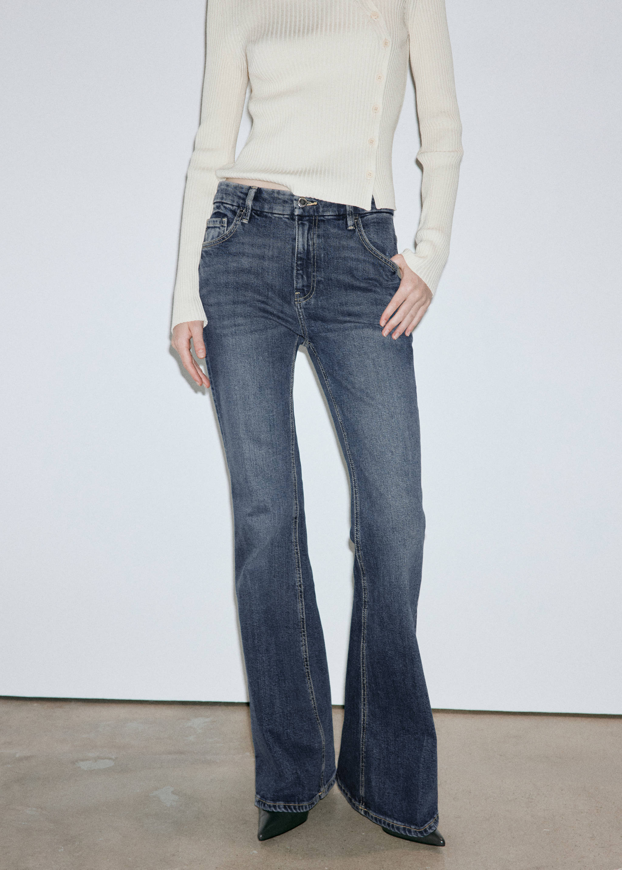 Jeans violeta - Medium plane