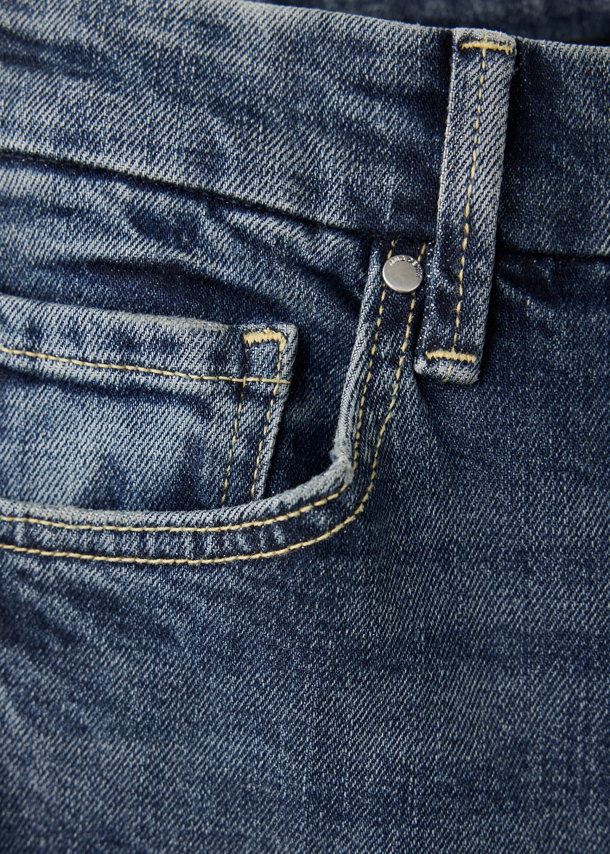 High-waist flared jeans — Dark Blue