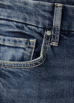 High-waist flared jeans — Dark Blue 6