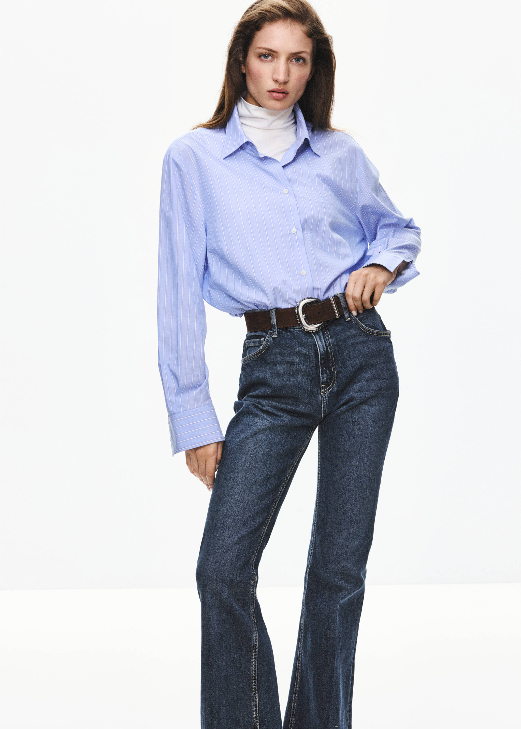 High waist flare jeans - Details of the article 1