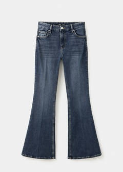 High-waist flared jeans — Dark Blue 5
