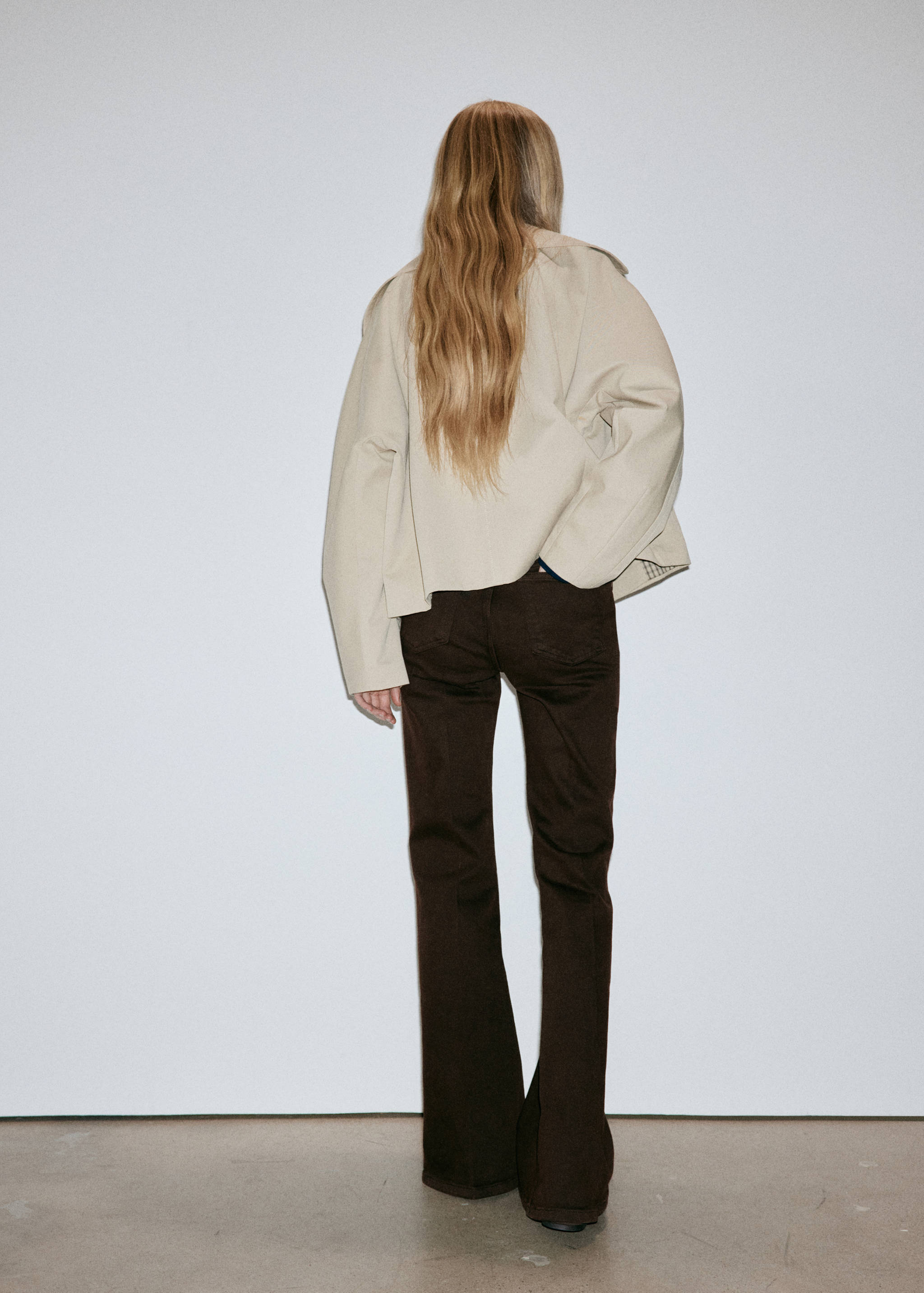 Jeans violeta - Reverse of the article